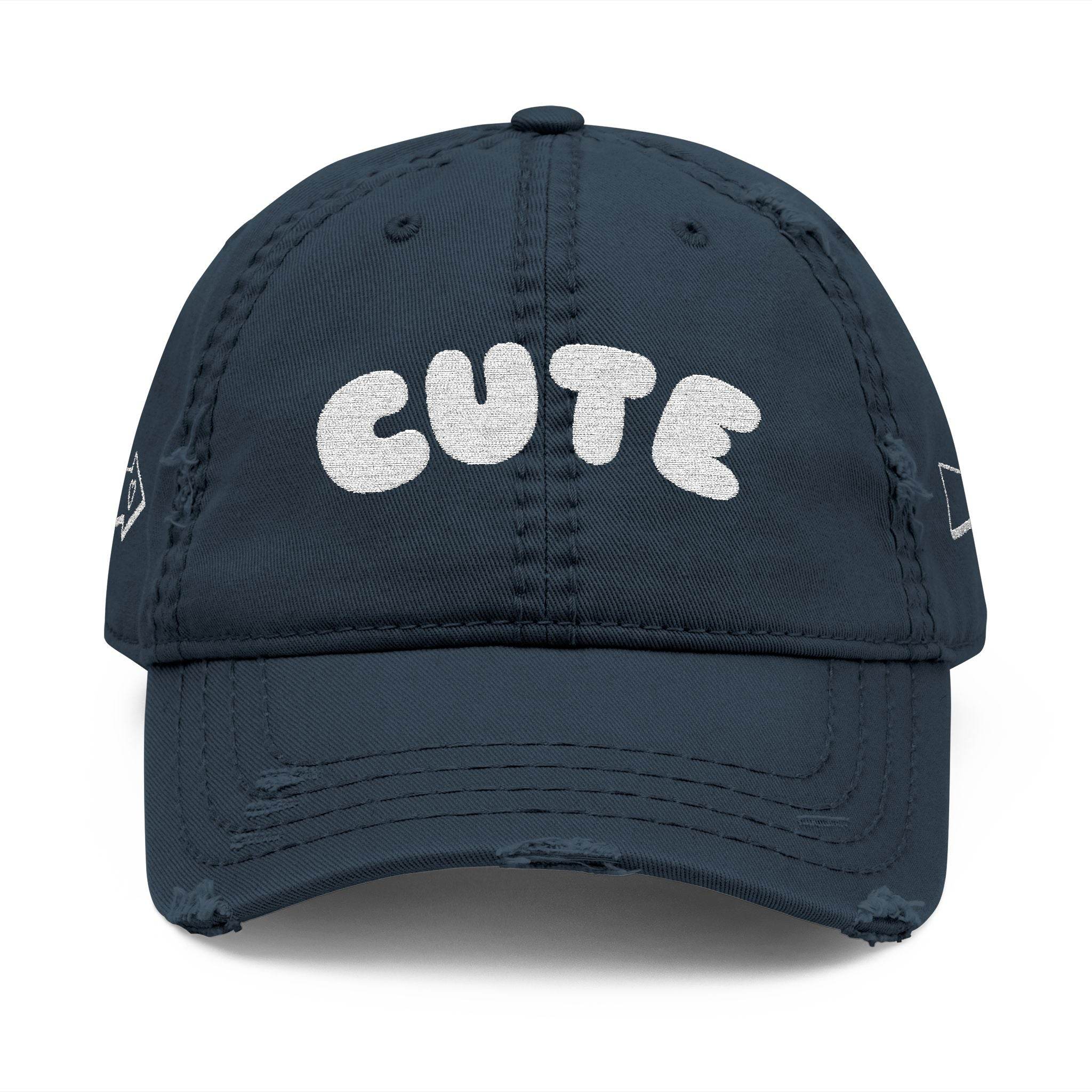 Cute Distressed Dad Hat (Embroidery) - Esmeralda Ecostore