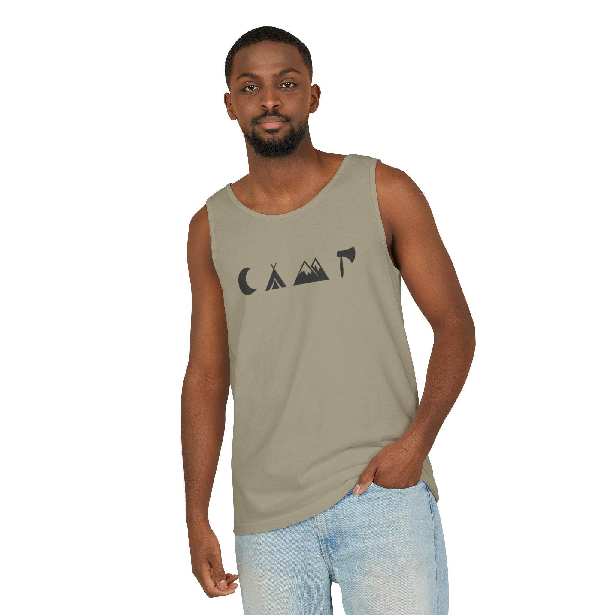 Adventure Awaits Unisex Garment-Dyed Tank Top