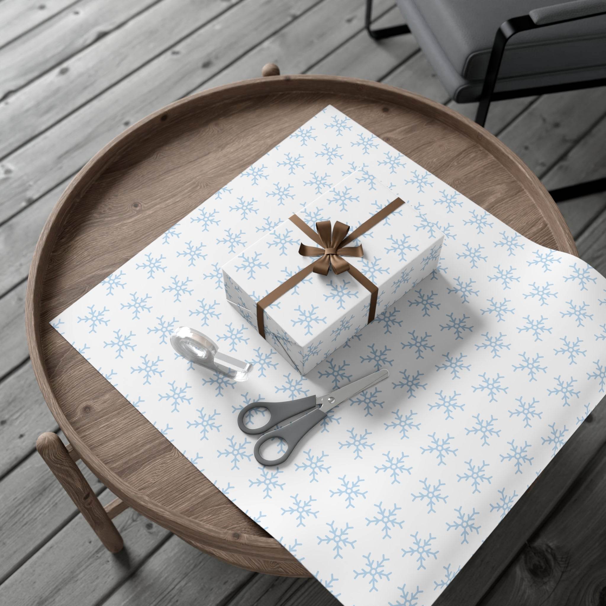 Snowflake Gift Wrap Papers - Esmeralda Ecostore