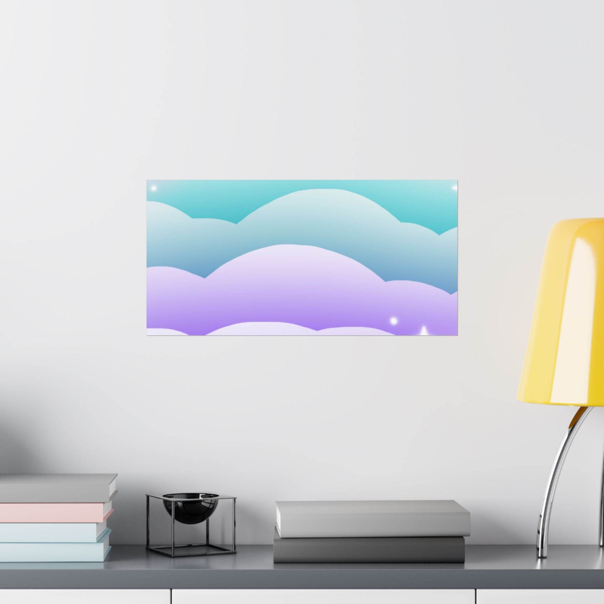 Cloudscape Matte Horizontal Posters - Esmeralda Ecostore