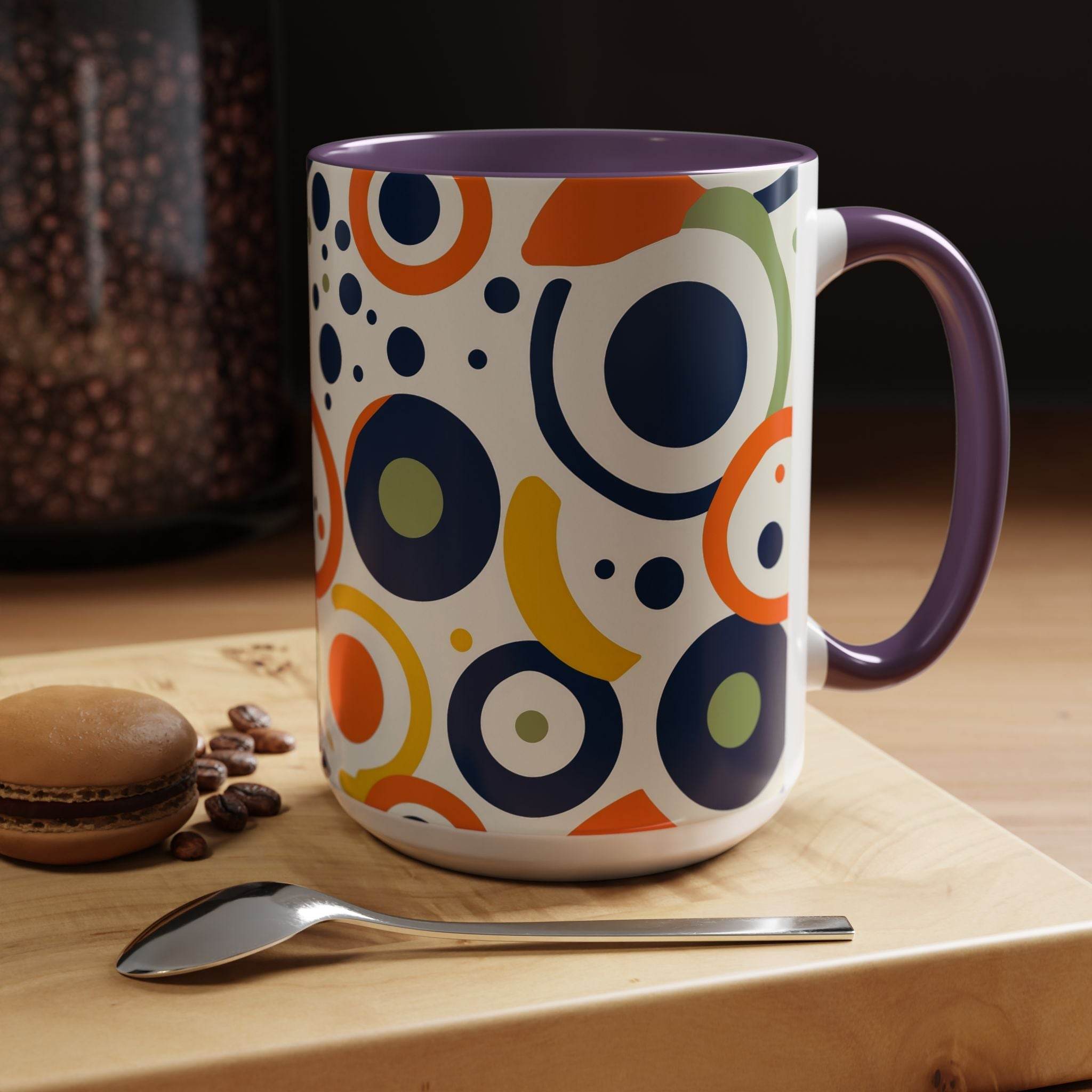 Pop Art Accent Coffee Mug (11oz-15oz) - Esmeralda Ecostore