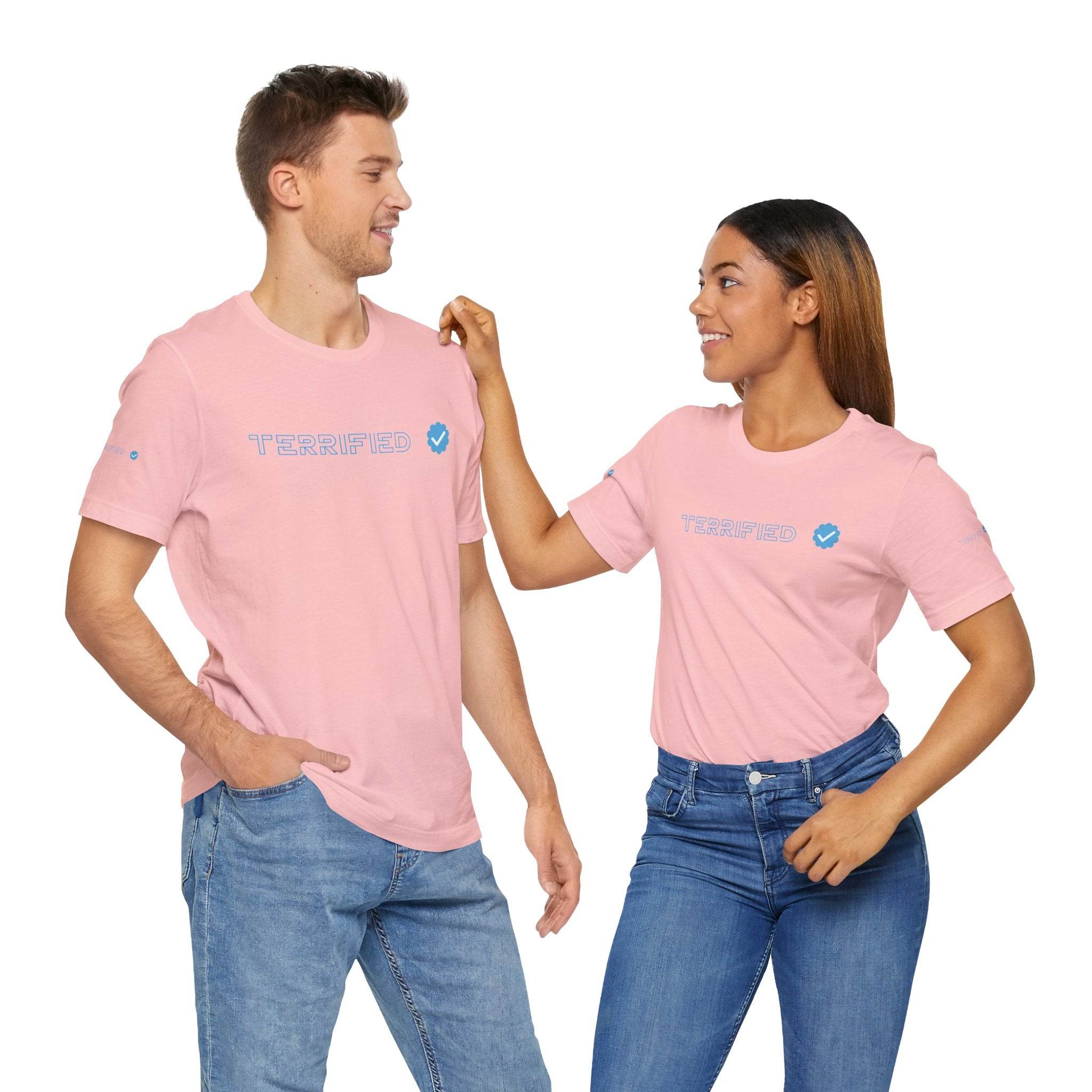 Terrified Unisex Jersey Short Sleeve Tee - Esmeralda Ecostore