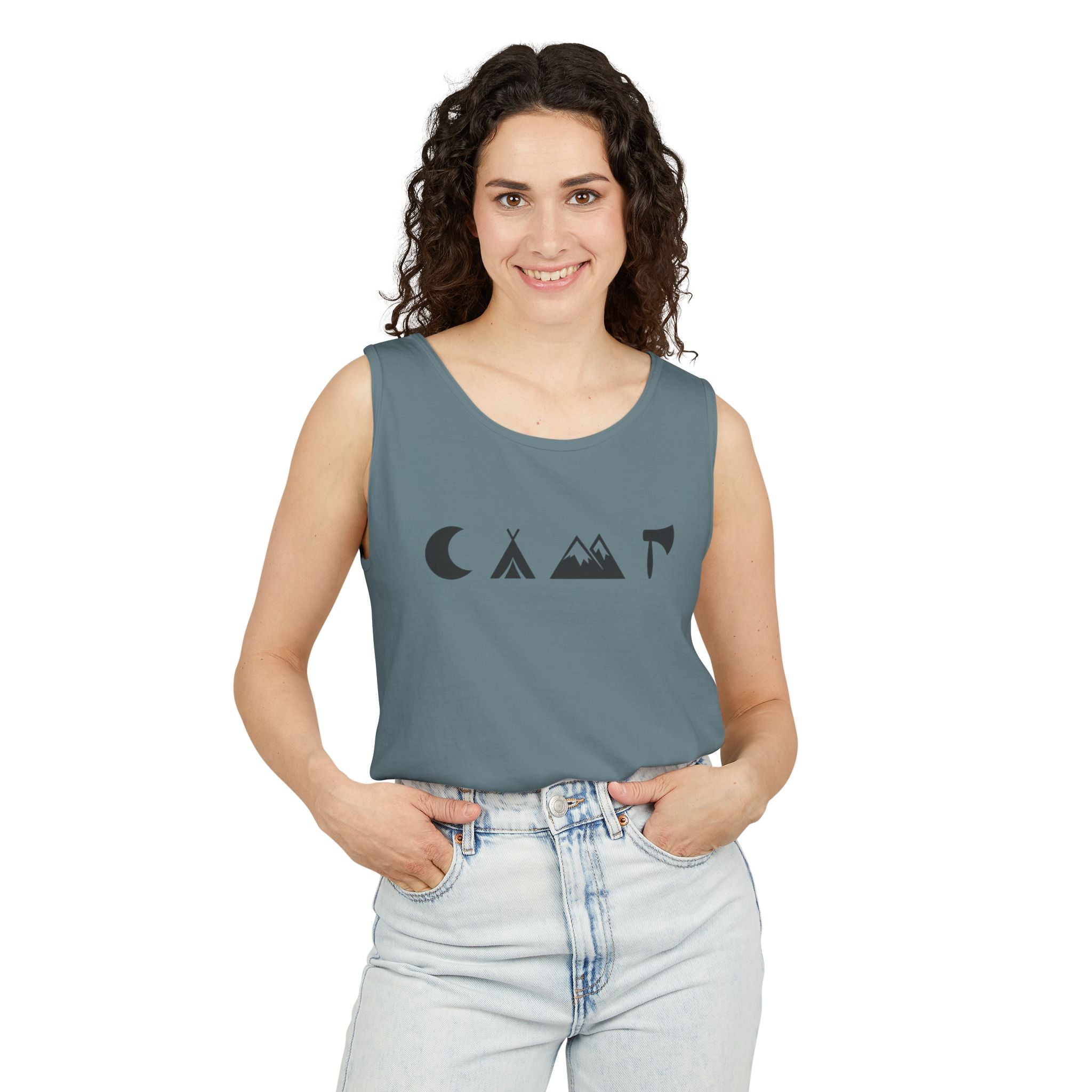 Adventure Awaits Unisex Garment-Dyed Tank Top
