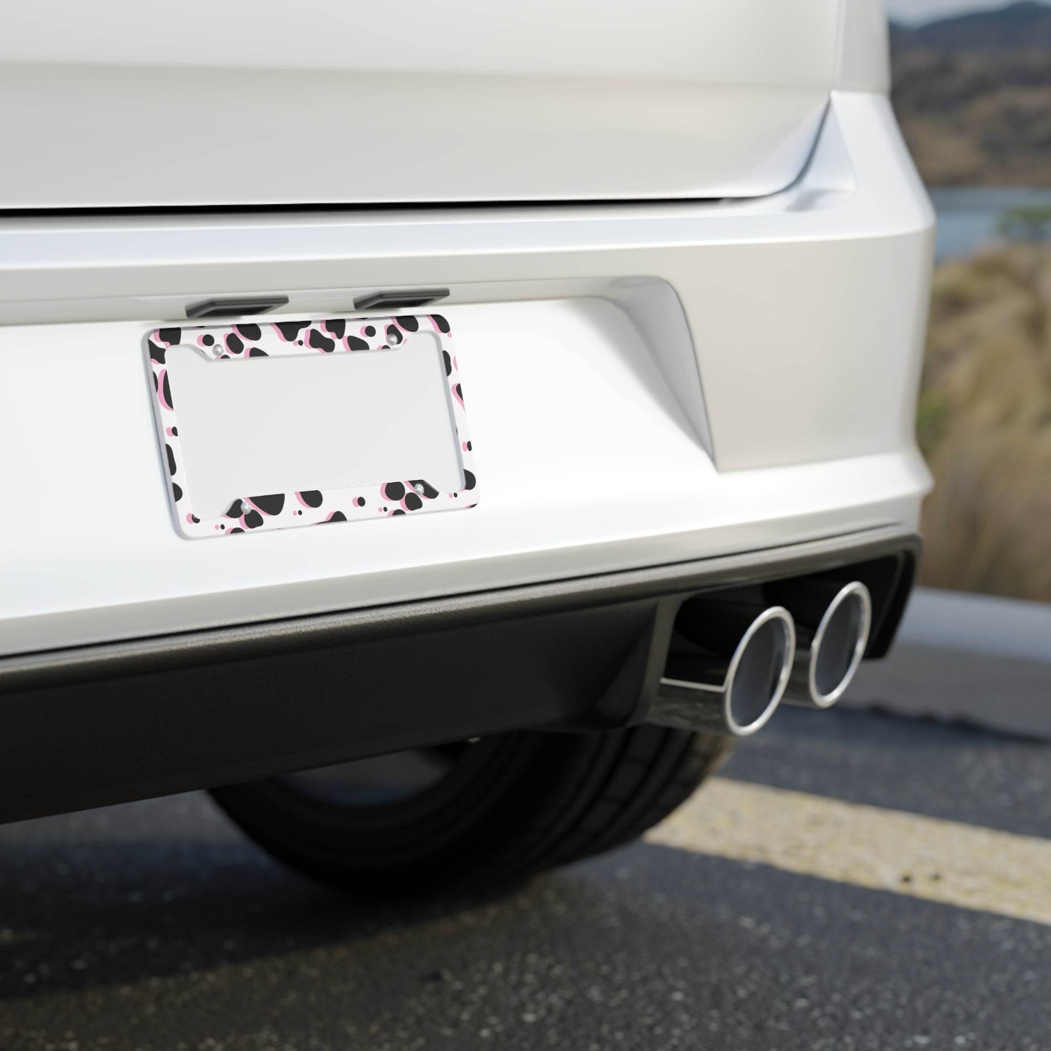 Spotted Style Eco-Friendly License Plate Frame - Esmeralda Ecostore