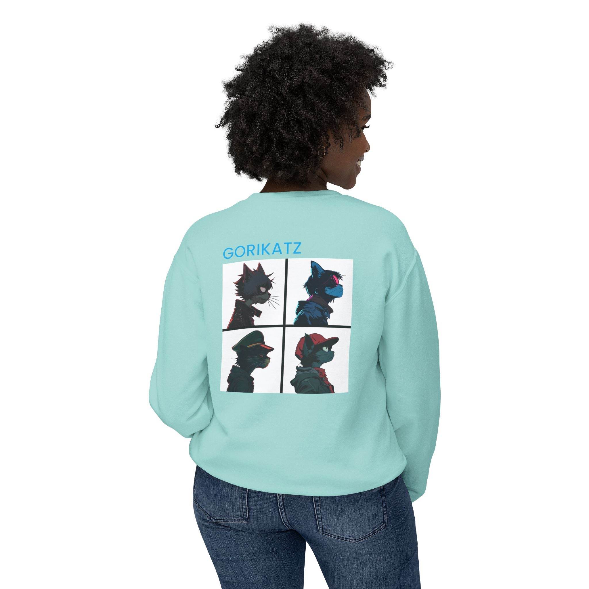 Gorikatz Unisex Lightweight Crewneck Sweatshirt - Esmeralda Ecostore