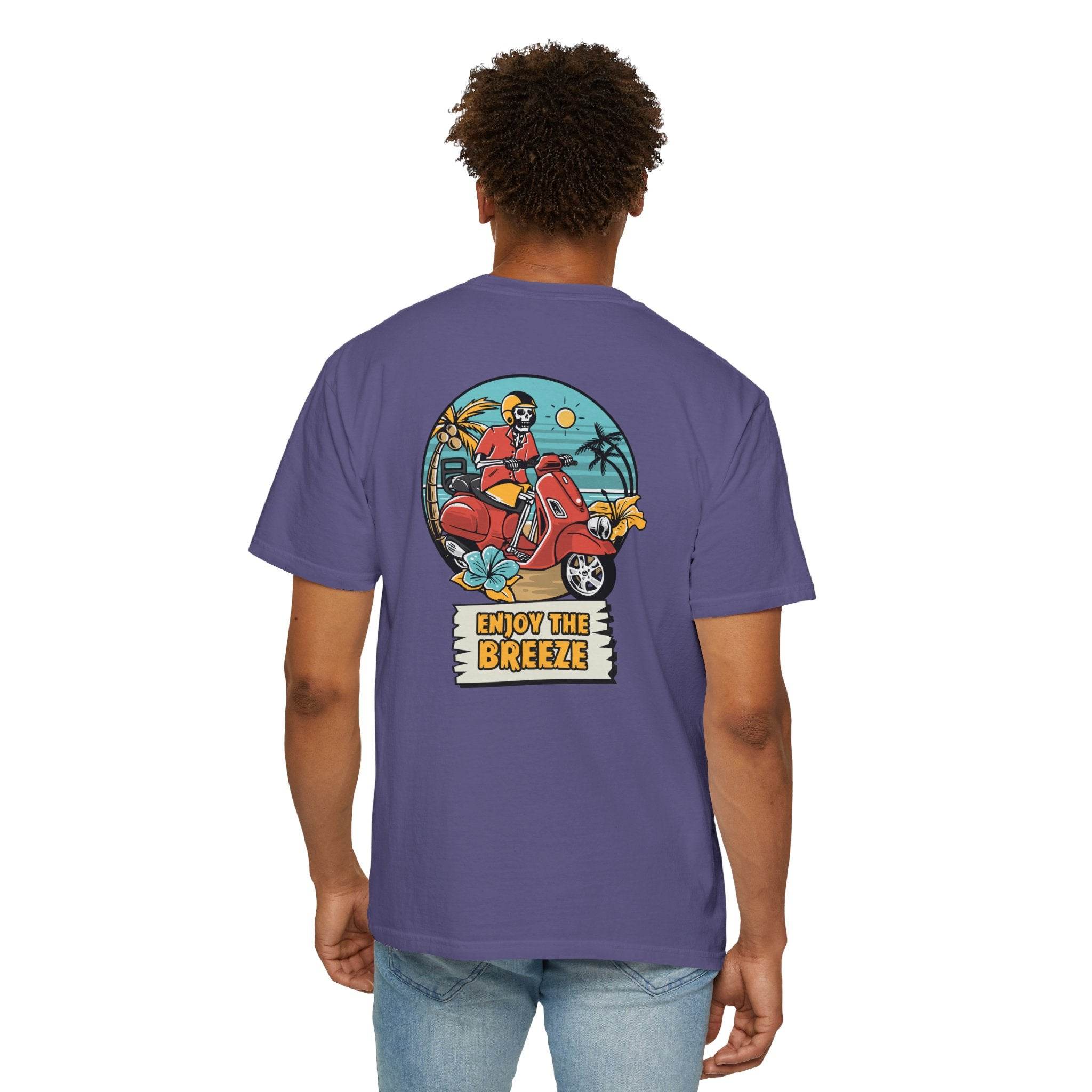 Enjoy The Breeze Unisex Garment-Dyed T-Shirt - Esmeralda Ecostore