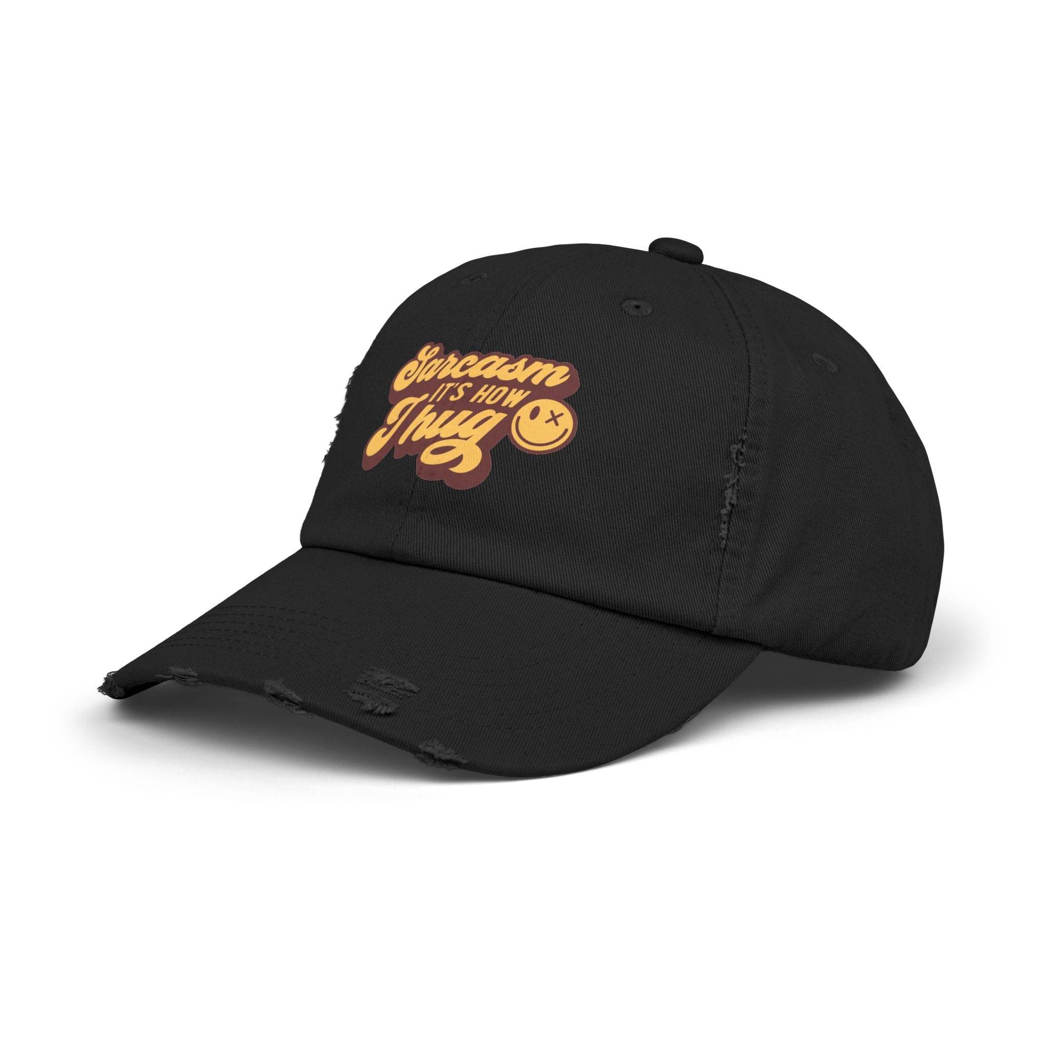 Sarcastic Unisex Distressed Cap - Esmeralda Ecostore