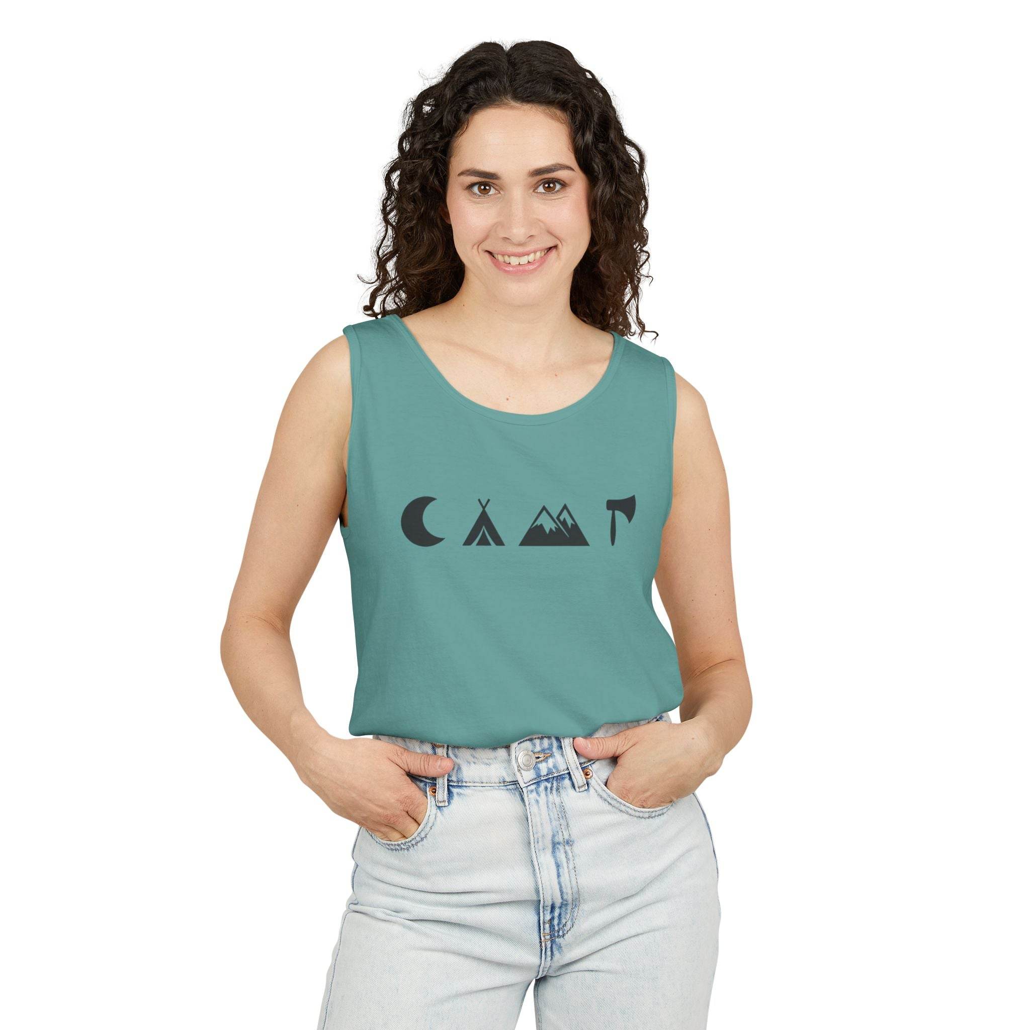Adventure Awaits Unisex Garment-Dyed Tank Top