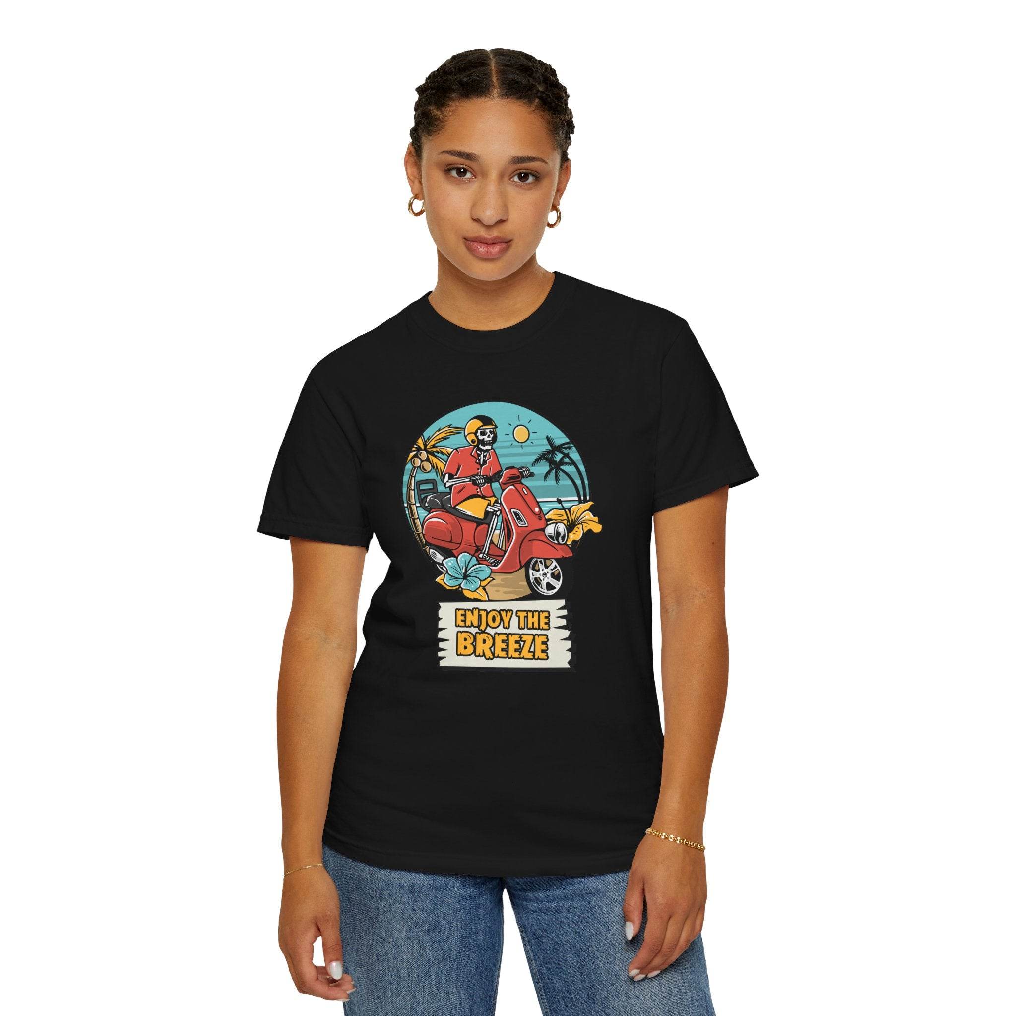 Enjoy The Breeze Unisex Garment-Dyed T-Shirt - Esmeralda Ecostore