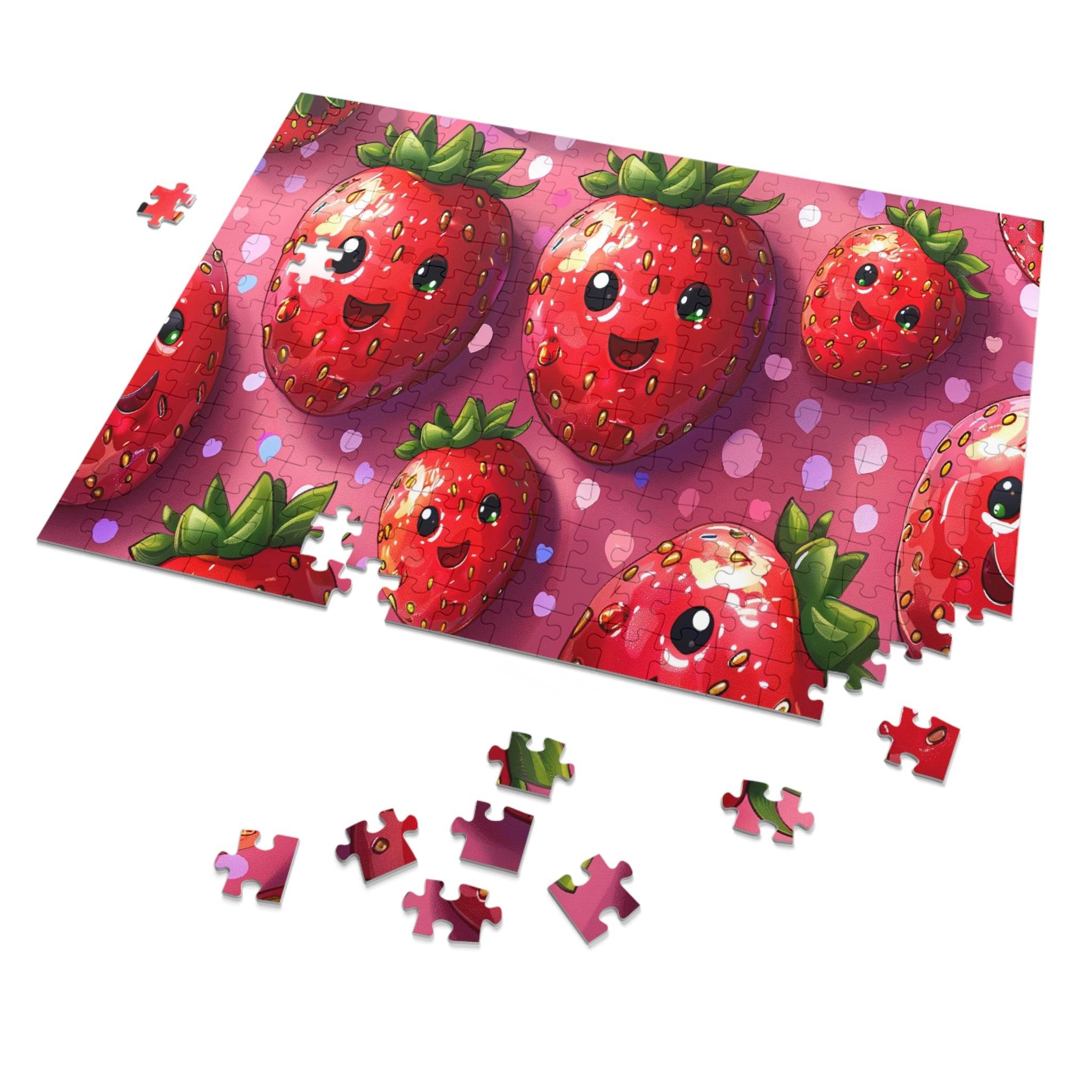 Kawaii Strawberry Jigsaw Puzzle - Esmeralda Ecostore