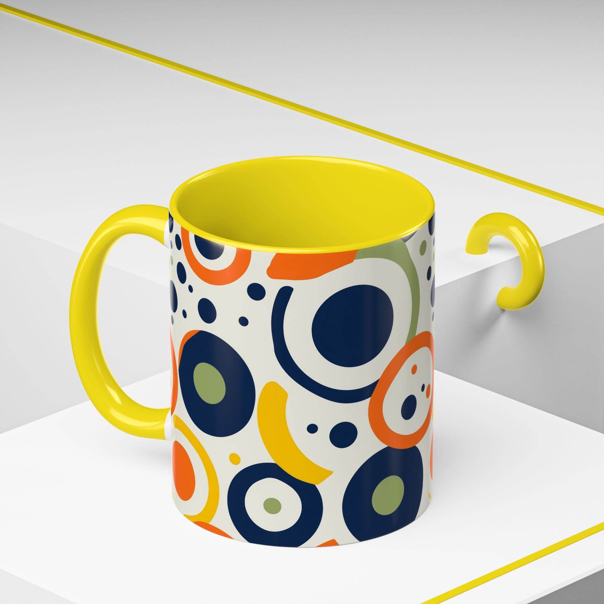 Pop Art Accent Coffee Mug (11oz-15oz) - Esmeralda Ecostore