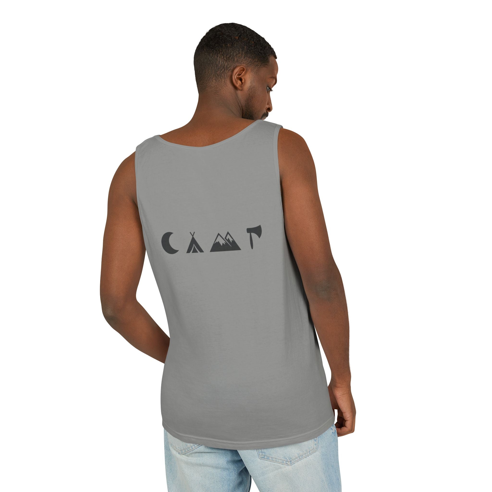 Adventure Awaits Unisex Garment-Dyed Tank Top