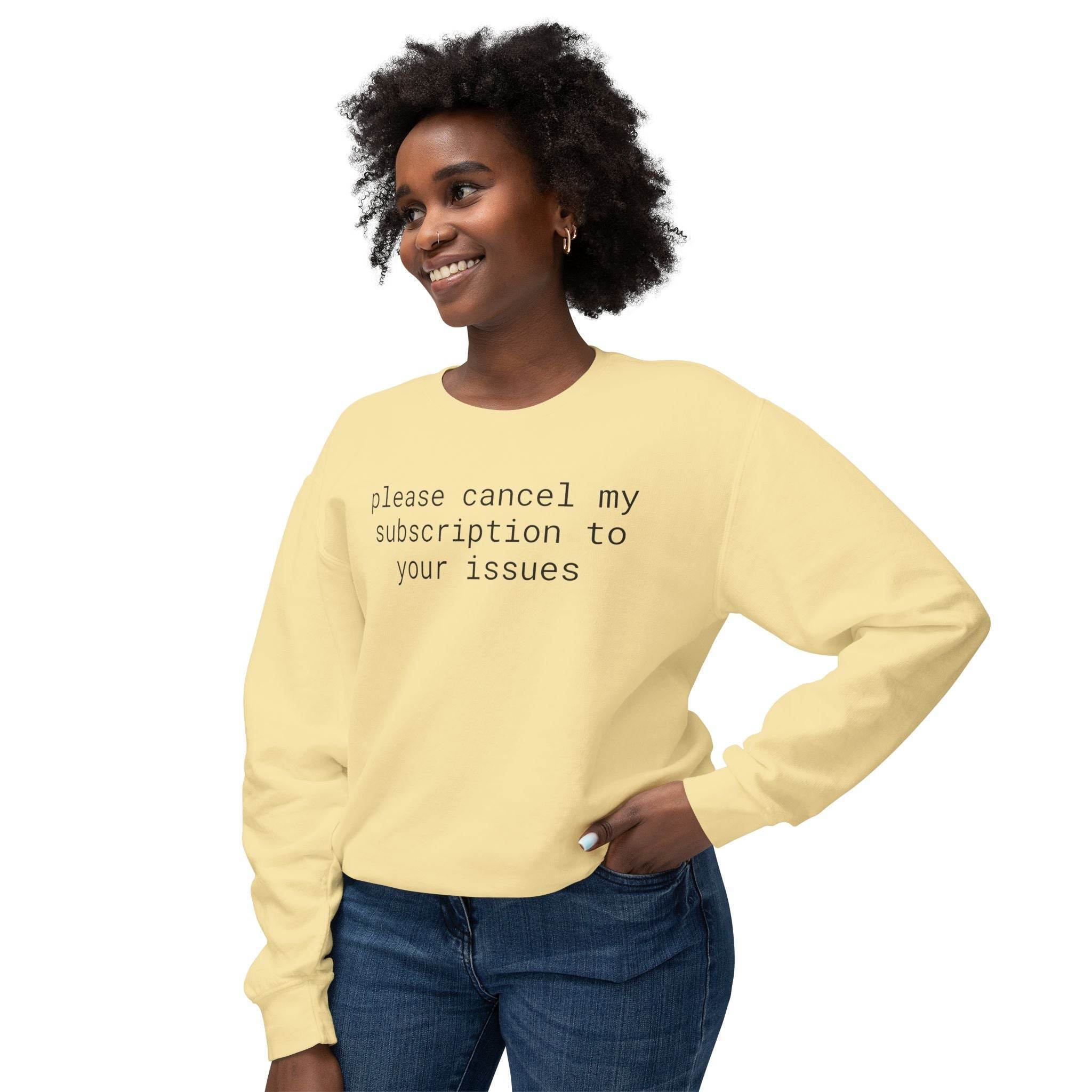 Funny Unisex Lightweight Crewneck Sweatshirt