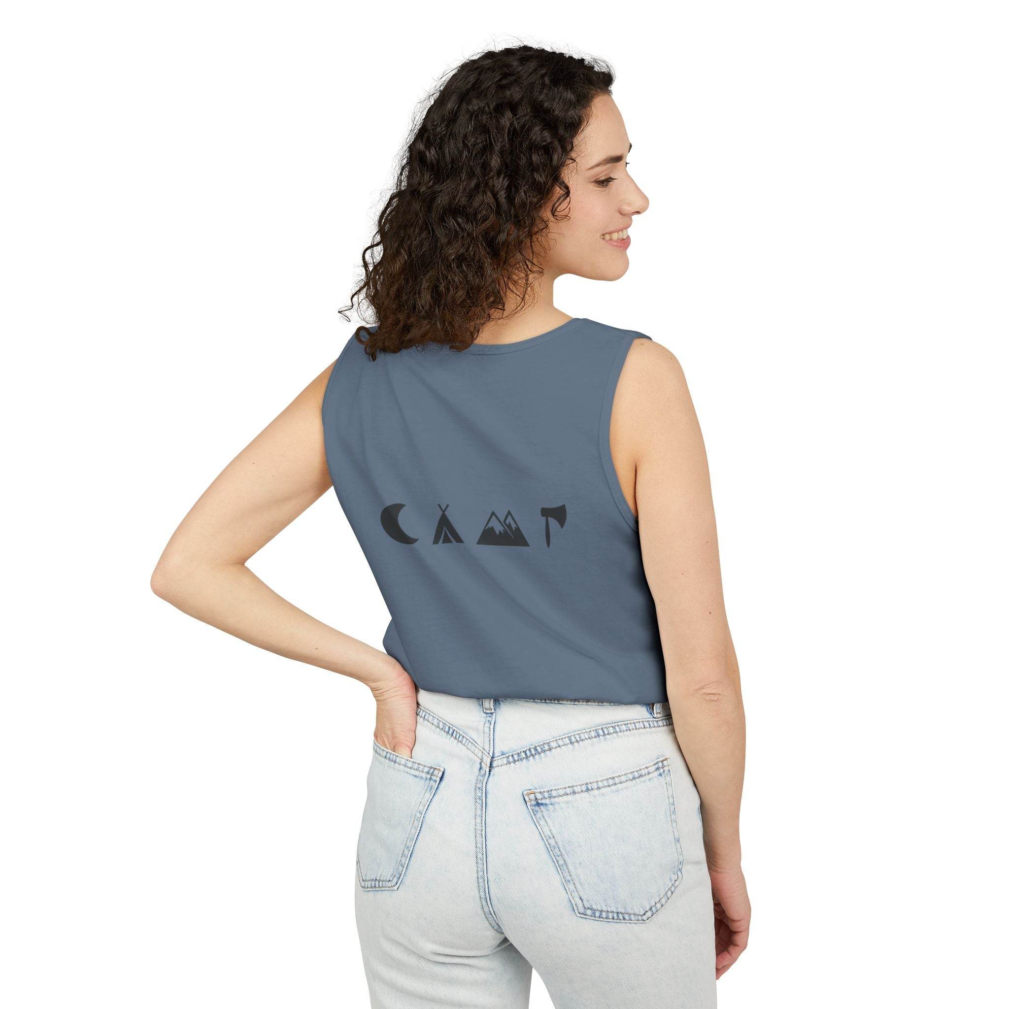 Adventure Awaits Unisex Garment-Dyed Tank Top