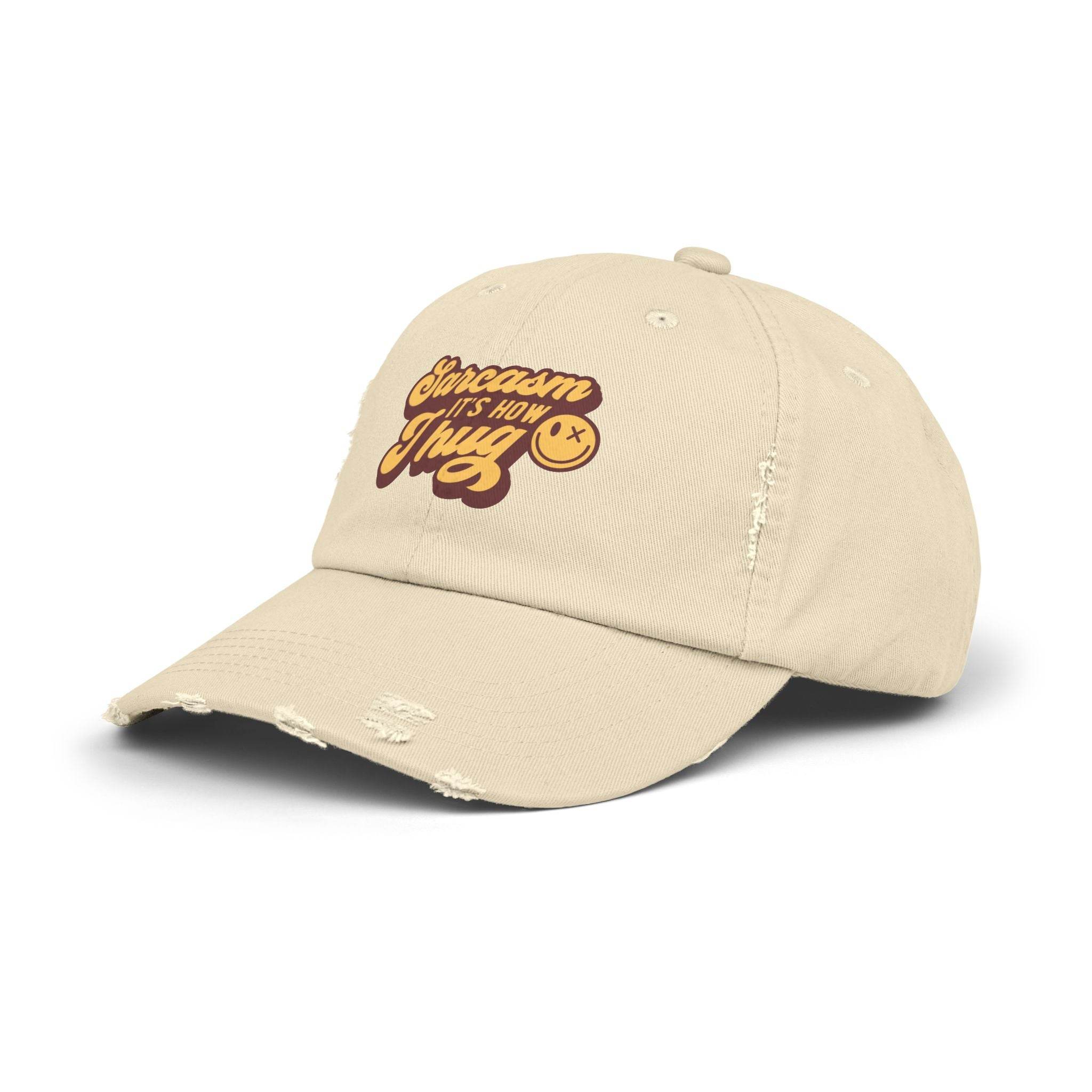 Sarcastic Unisex Distressed Cap - Esmeralda Ecostore