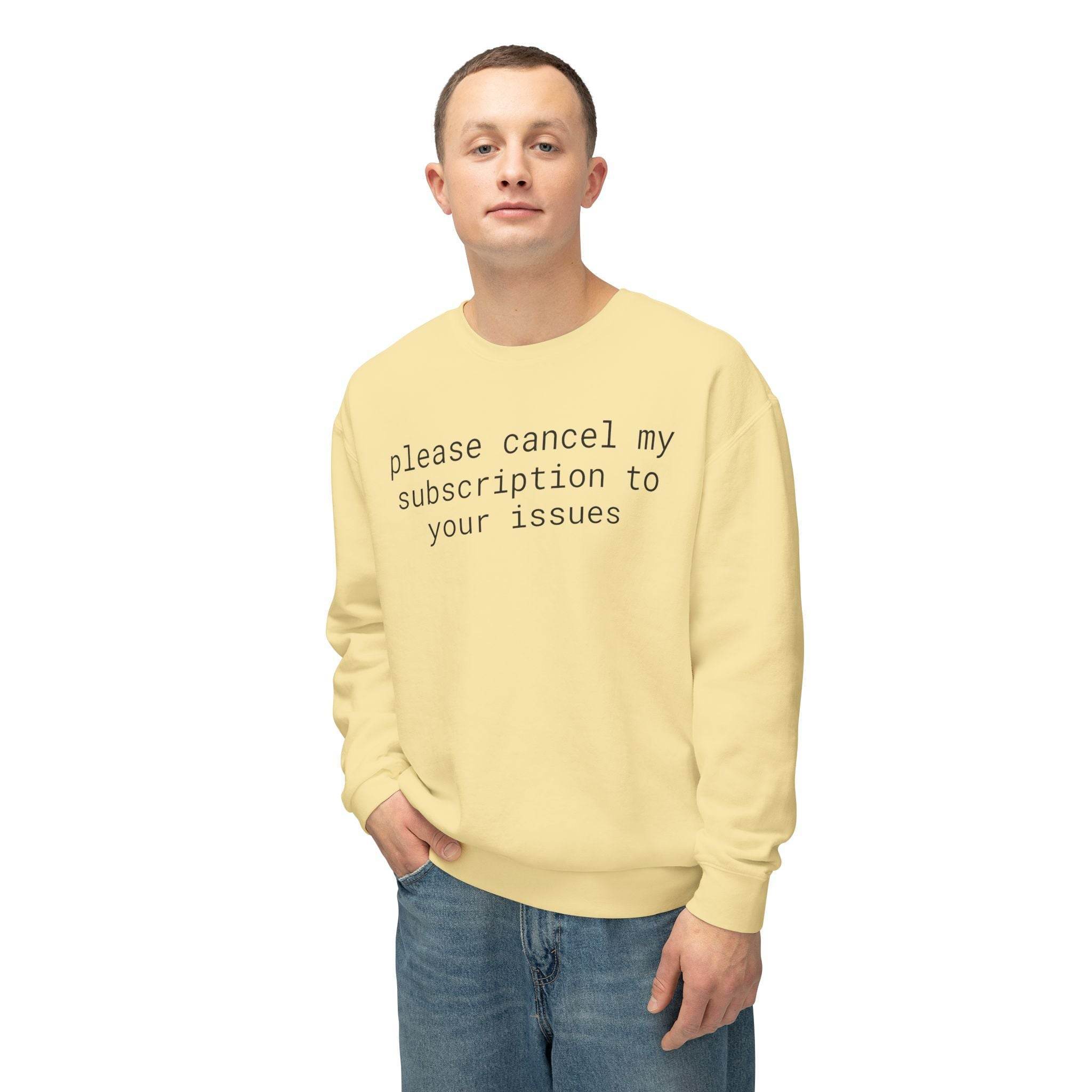 Funny Unisex Lightweight Crewneck Sweatshirt