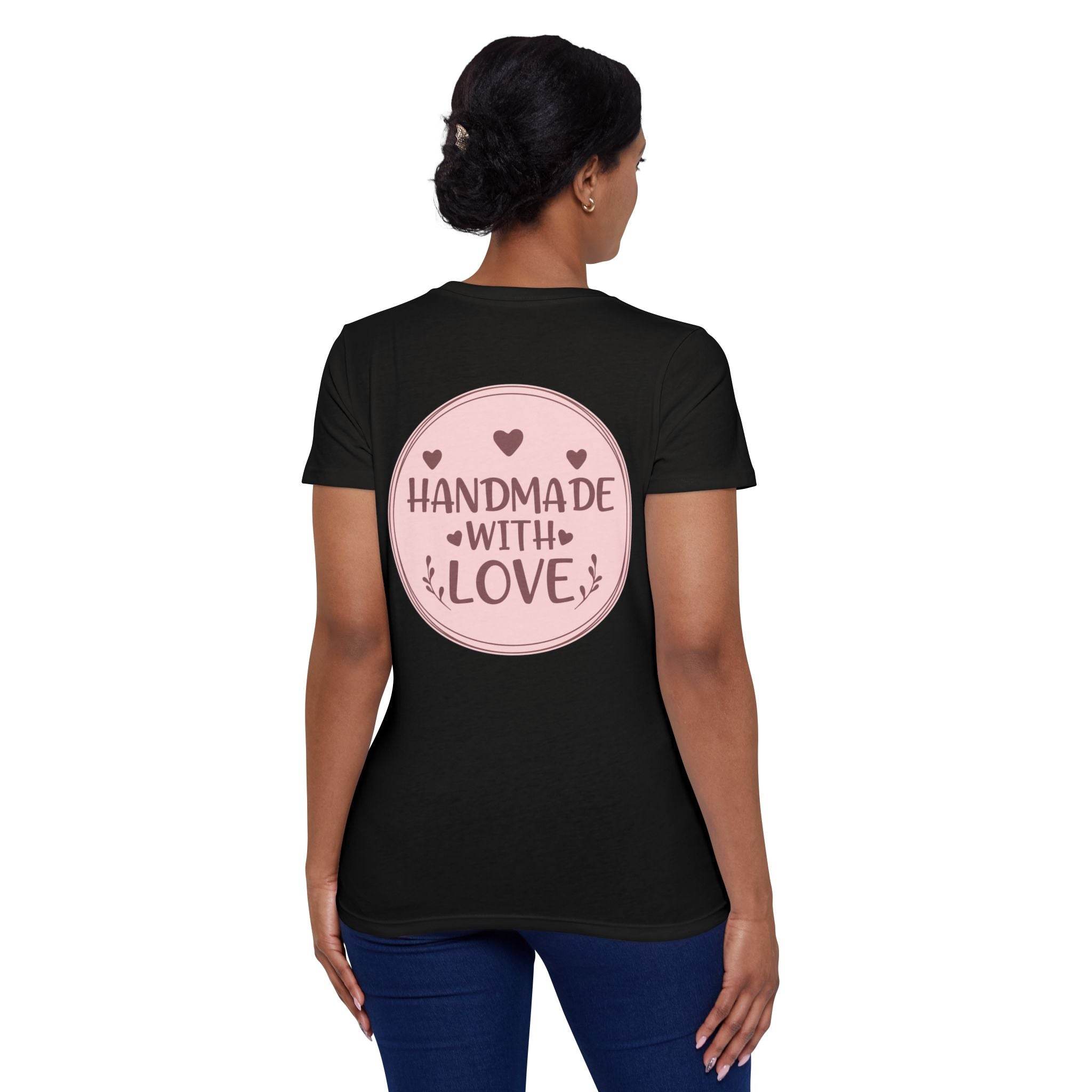 With Love Women's Organic Short Sleeve T-Shirt - Esmeralda Ecostore