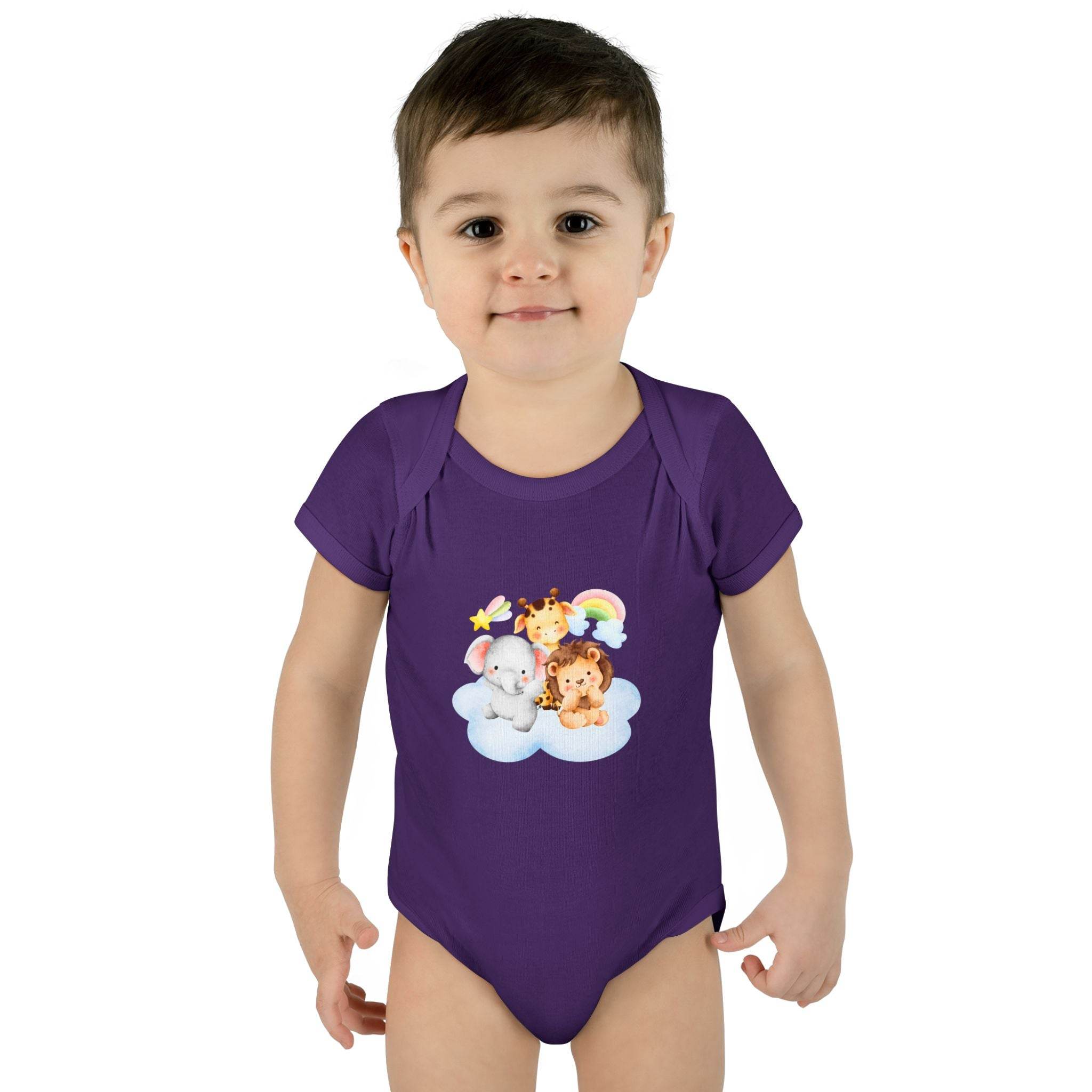 Cloud Buddies Infant Baby Rib Bodysuit - Esmeralda Ecostore