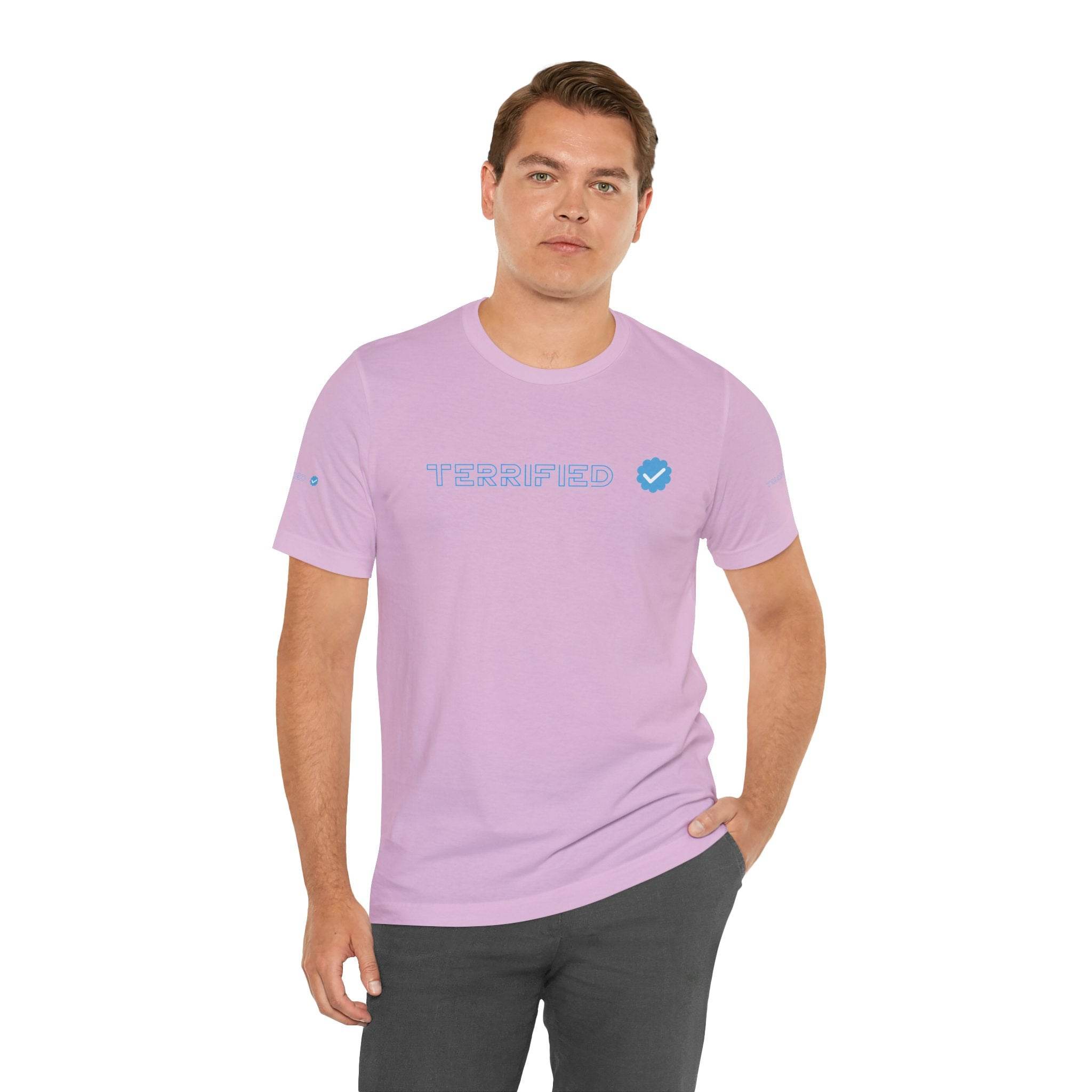 Terrified Unisex Jersey Short Sleeve Tee - Esmeralda Ecostore