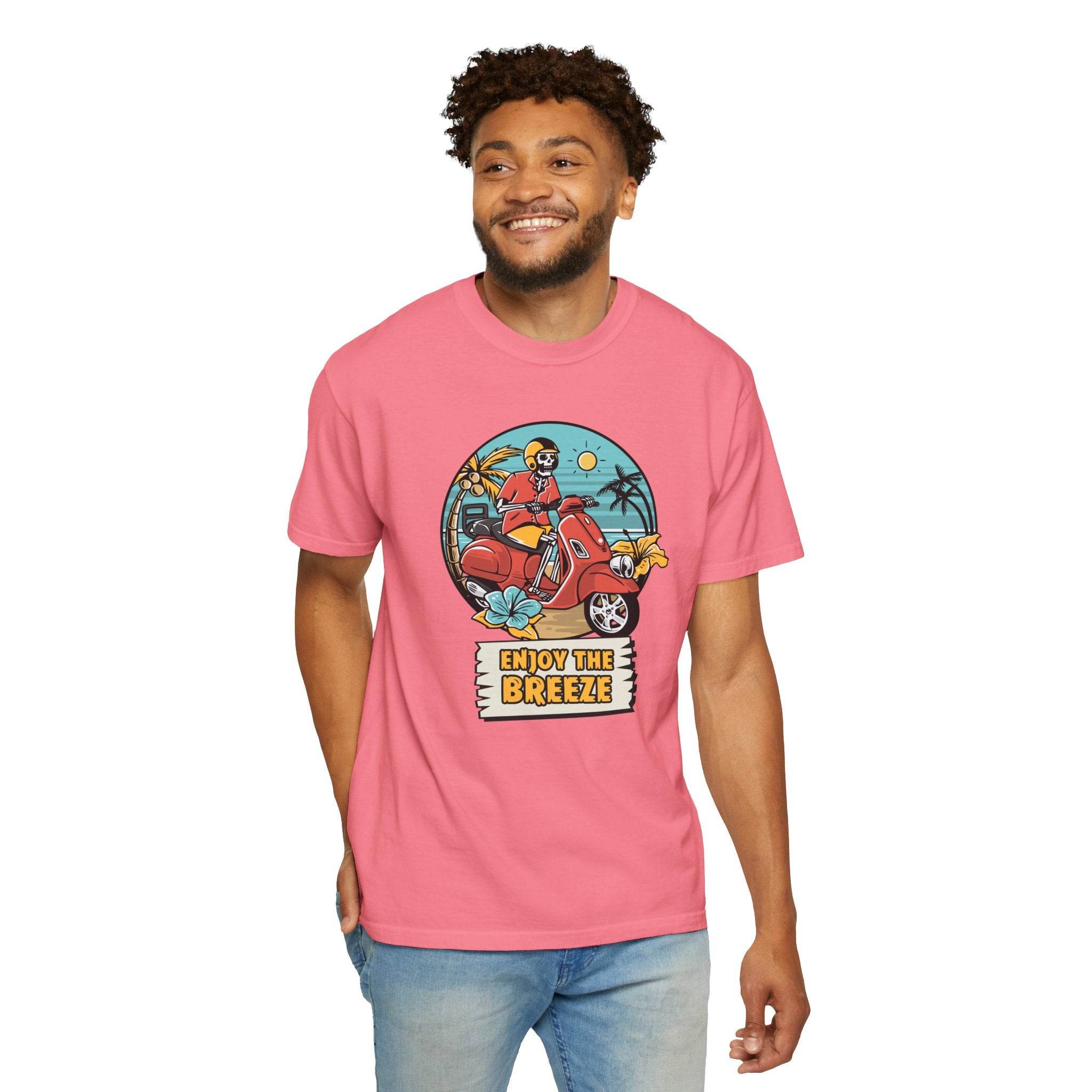 Enjoy The Breeze Unisex Garment-Dyed T-Shirt - Esmeralda Ecostore