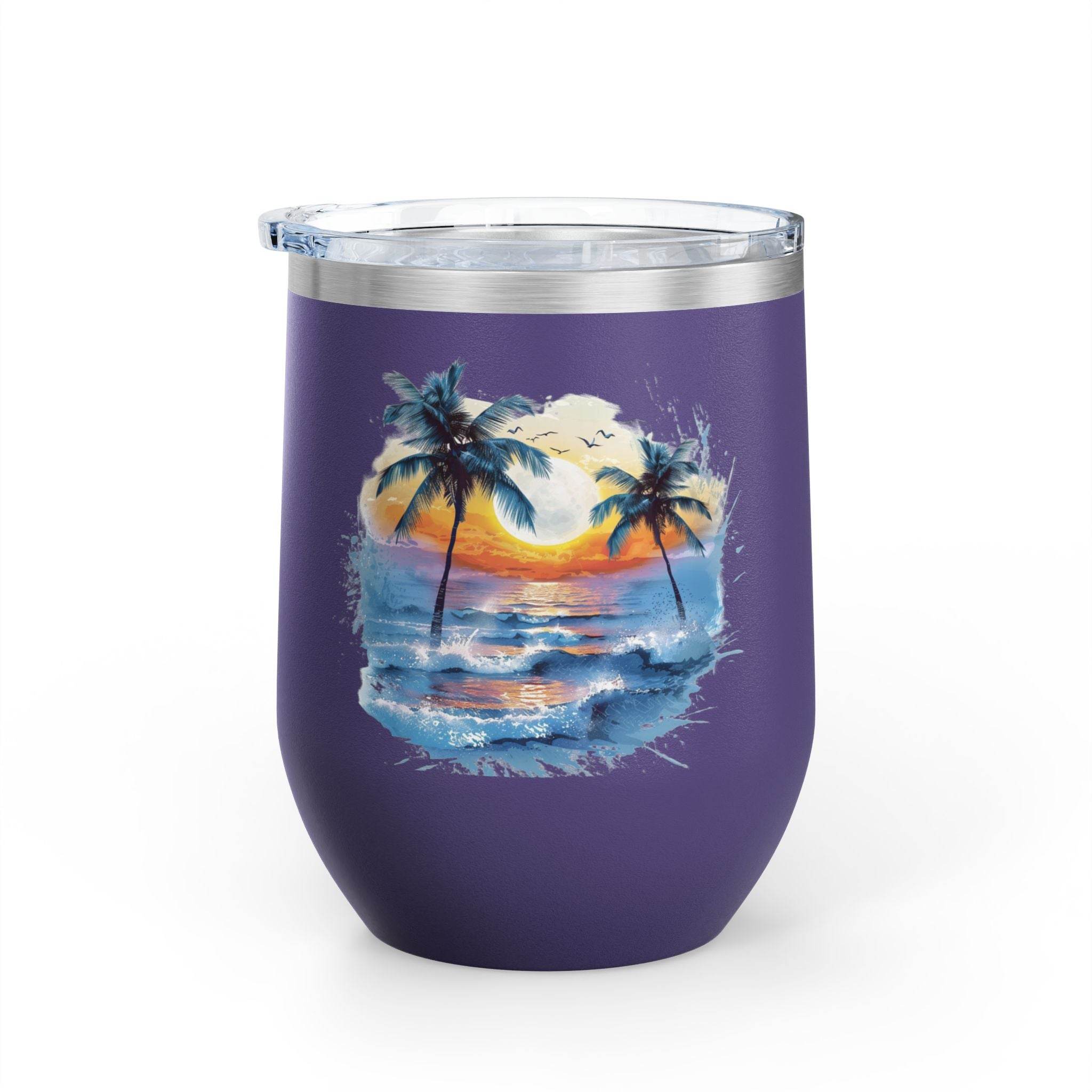 Tropical Sunset Wine Tumbler - Esmeralda Ecostore