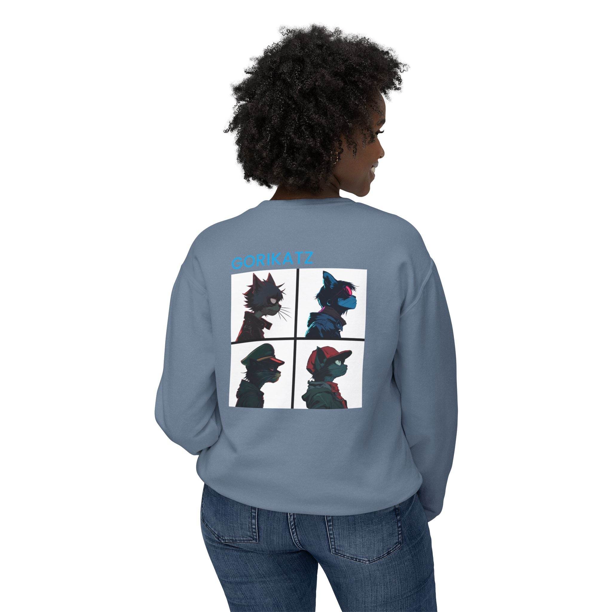 Gorikatz Unisex Lightweight Crewneck Sweatshirt - Esmeralda Ecostore