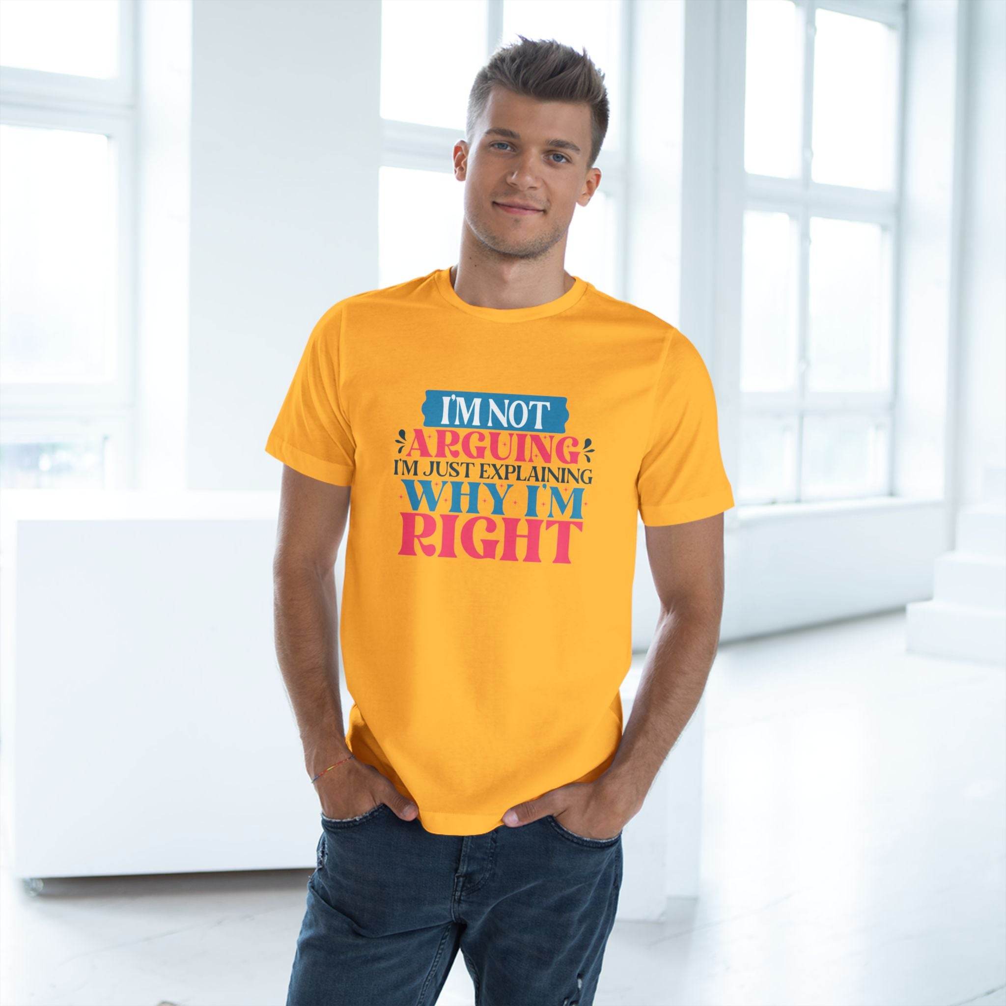 I'm Right Unisex Deluxe T-Shirt - Esmeralda Ecostore