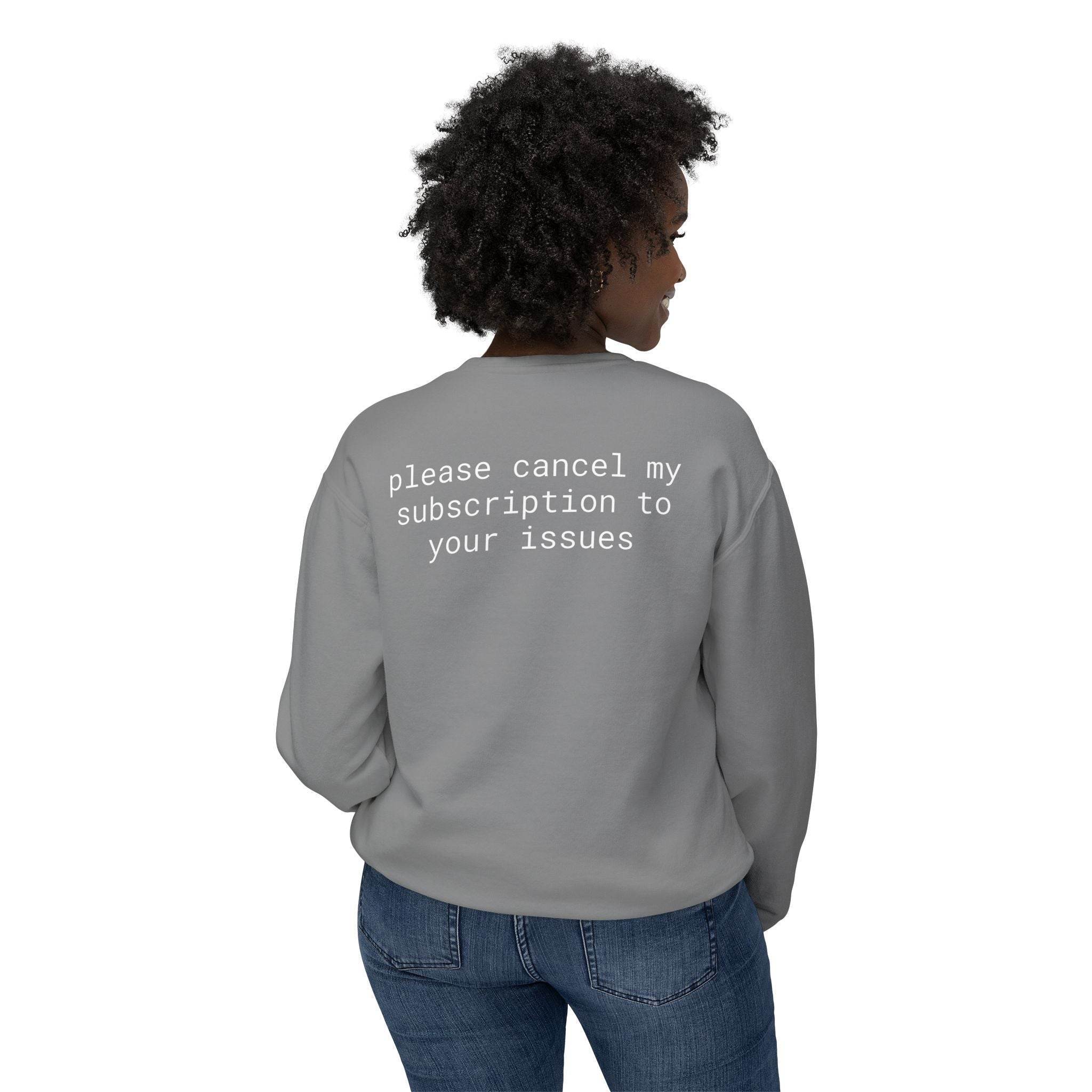 Funny Unisex Lightweight Crewneck Sweatshirt