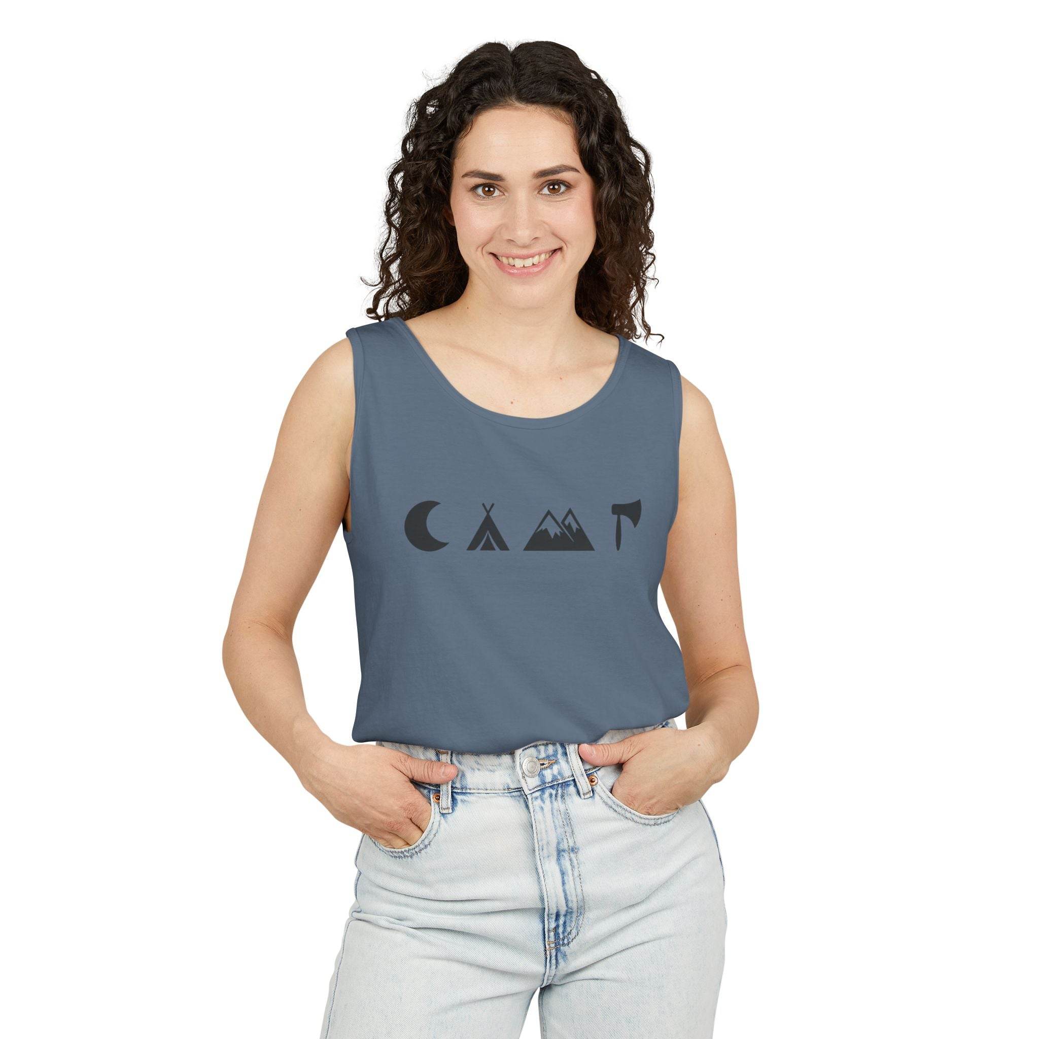 Adventure Awaits Unisex Garment-Dyed Tank Top