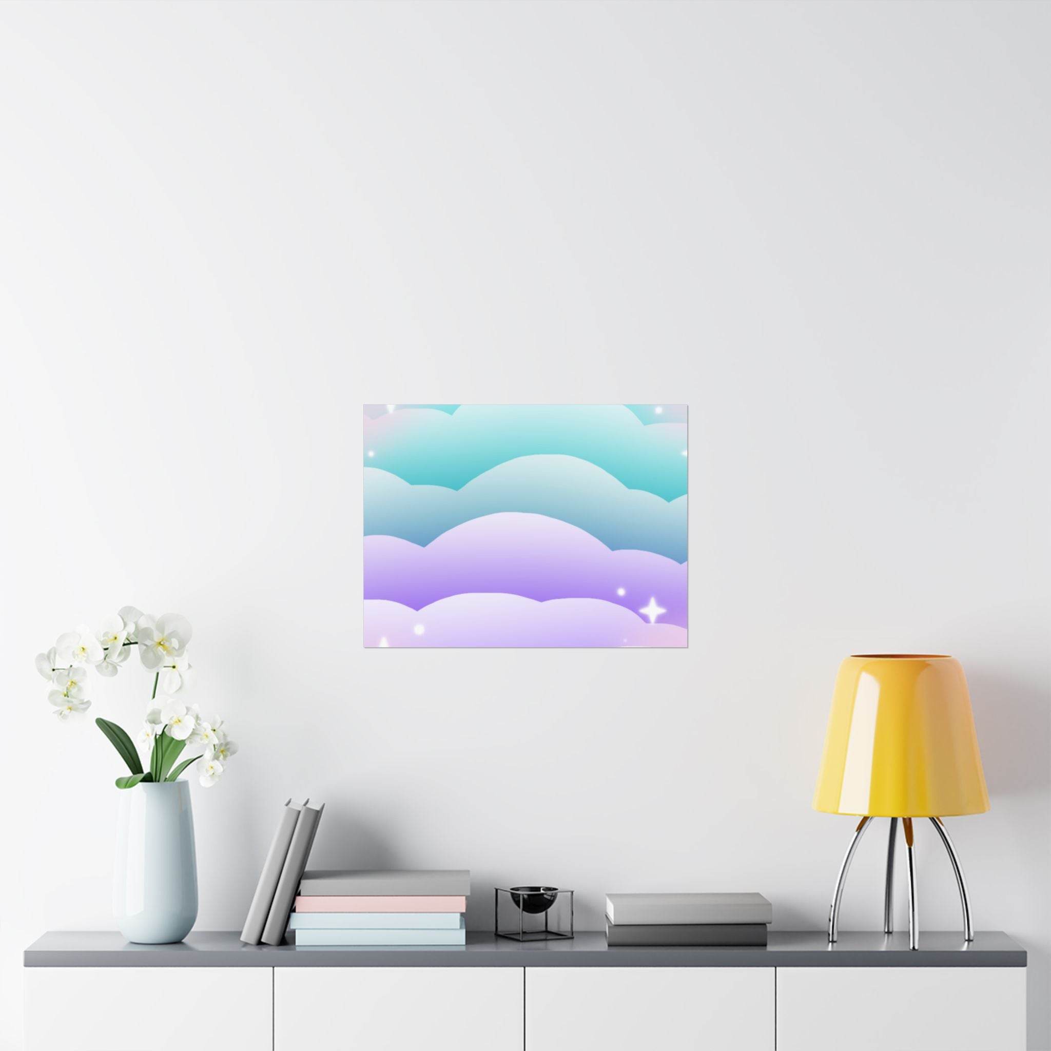 Cloudscape Matte Horizontal Posters - Esmeralda Ecostore