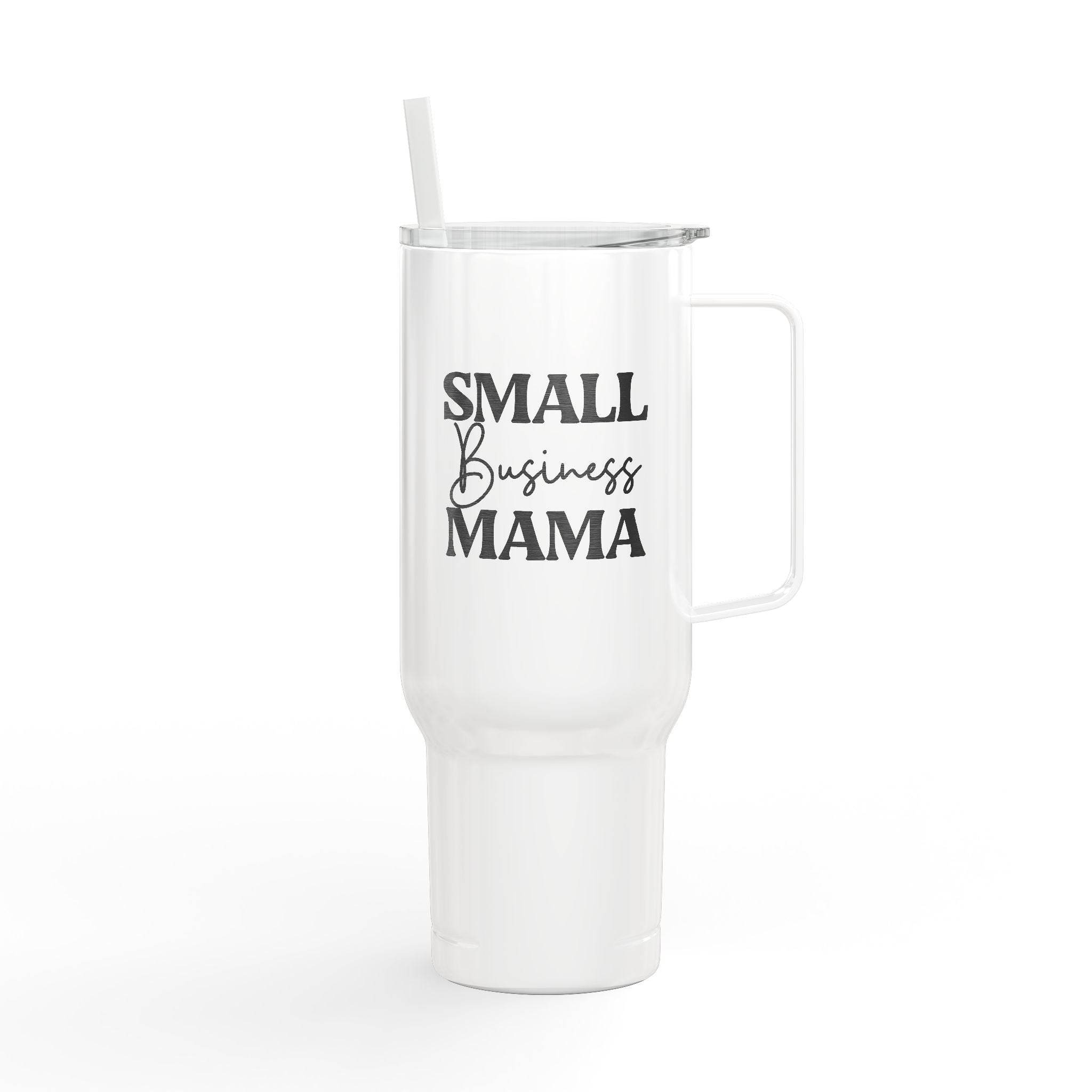 Small Business Mama Insulated Tumbler With Lid 40oz Engraving