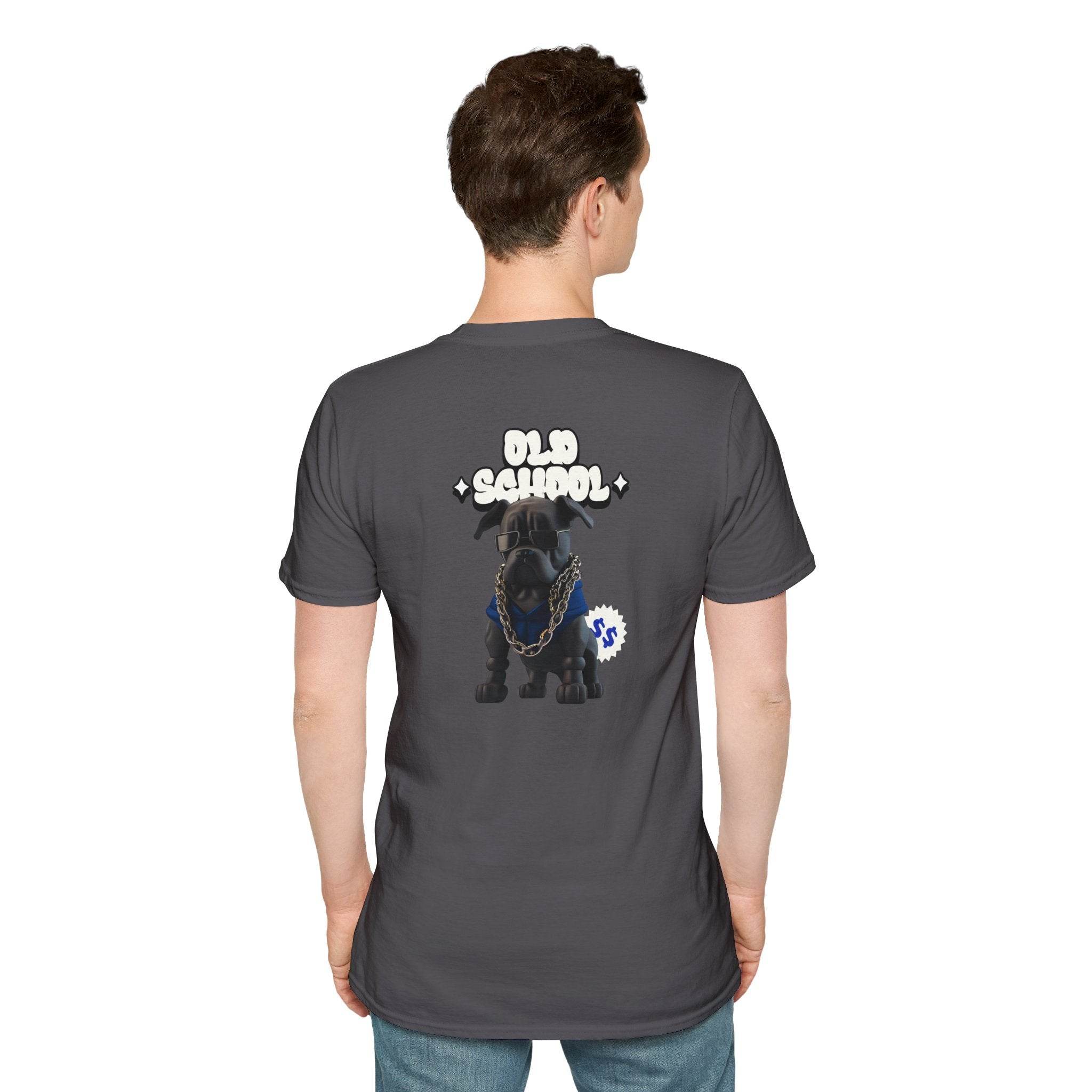 Old School Dog Unisex Softstyle T-Shirt - Esmeralda Ecostore