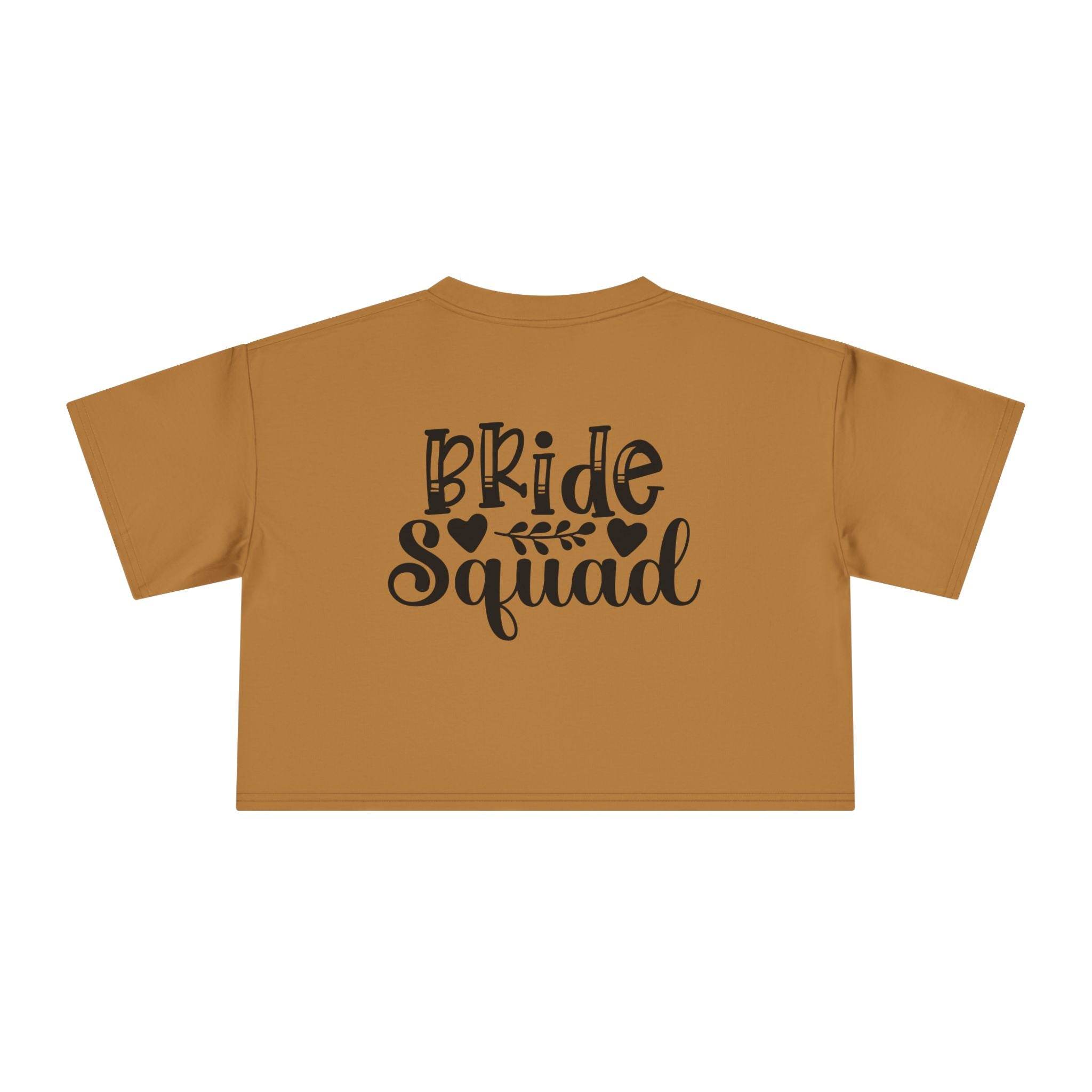 Bride Squad Women's Crop Tee