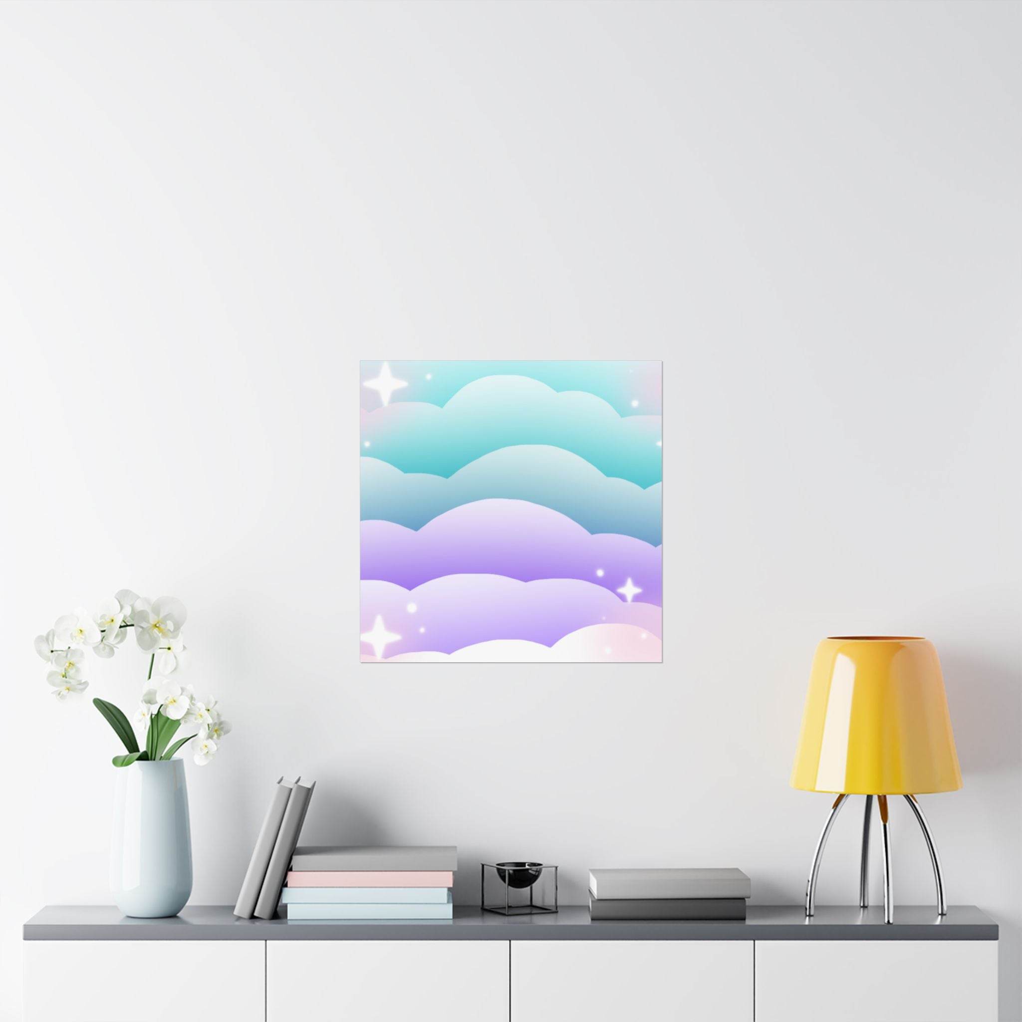 Cloudscape Matte Horizontal Posters - Esmeralda Ecostore