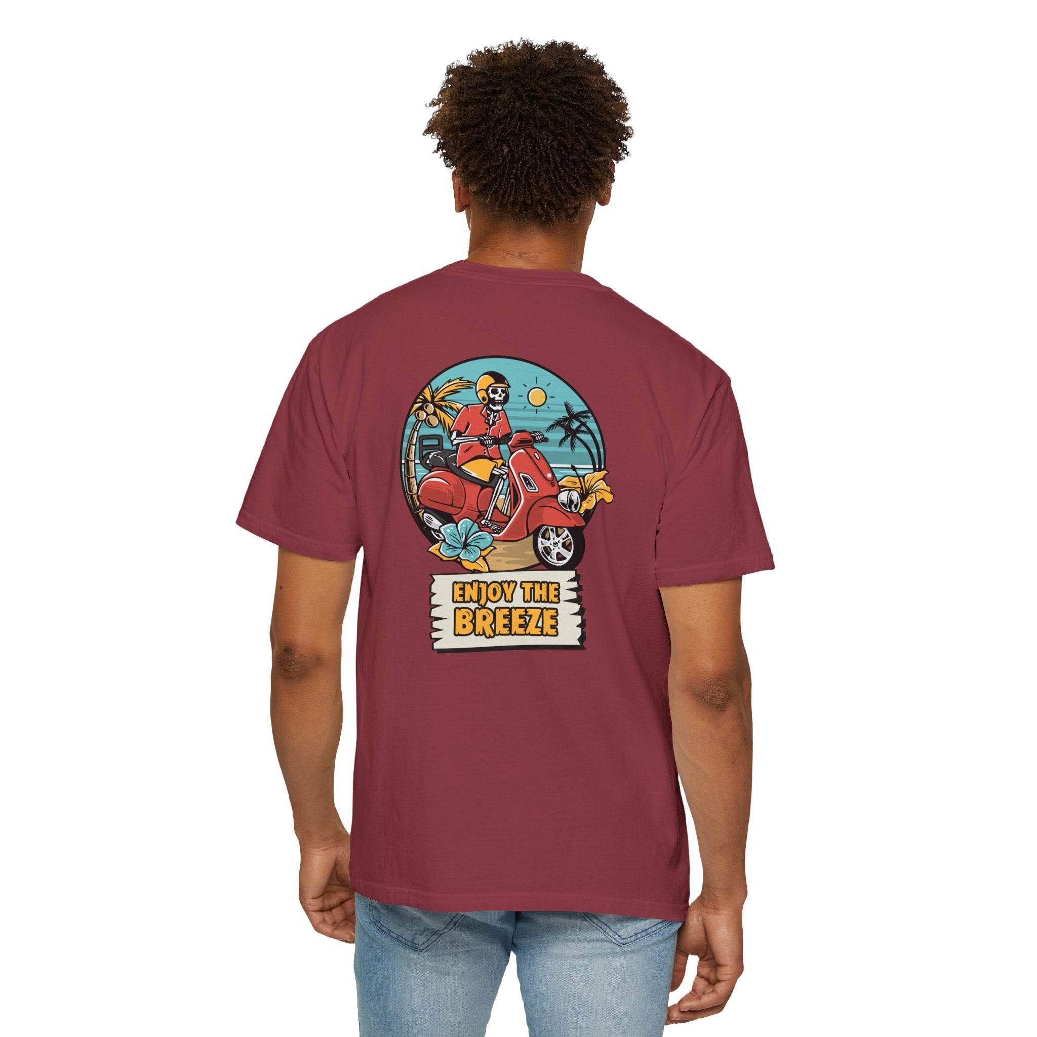 Enjoy The Breeze Unisex Garment-Dyed T-Shirt - Esmeralda Ecostore