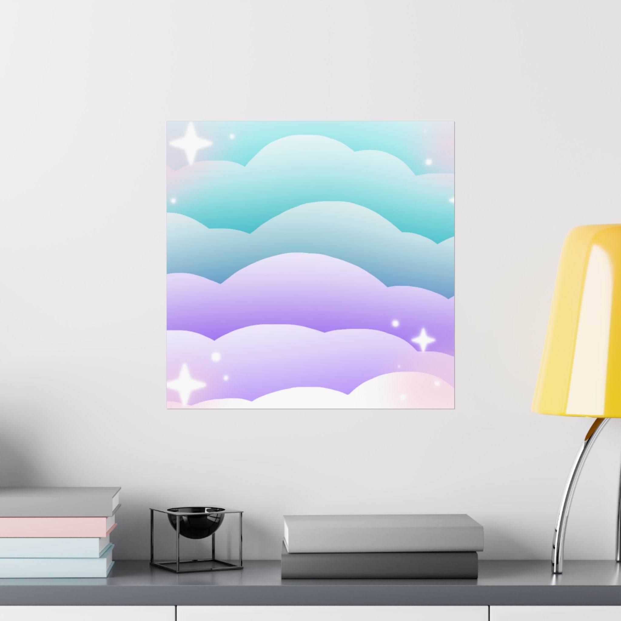 Cloudscape Matte Horizontal Posters - Esmeralda Ecostore