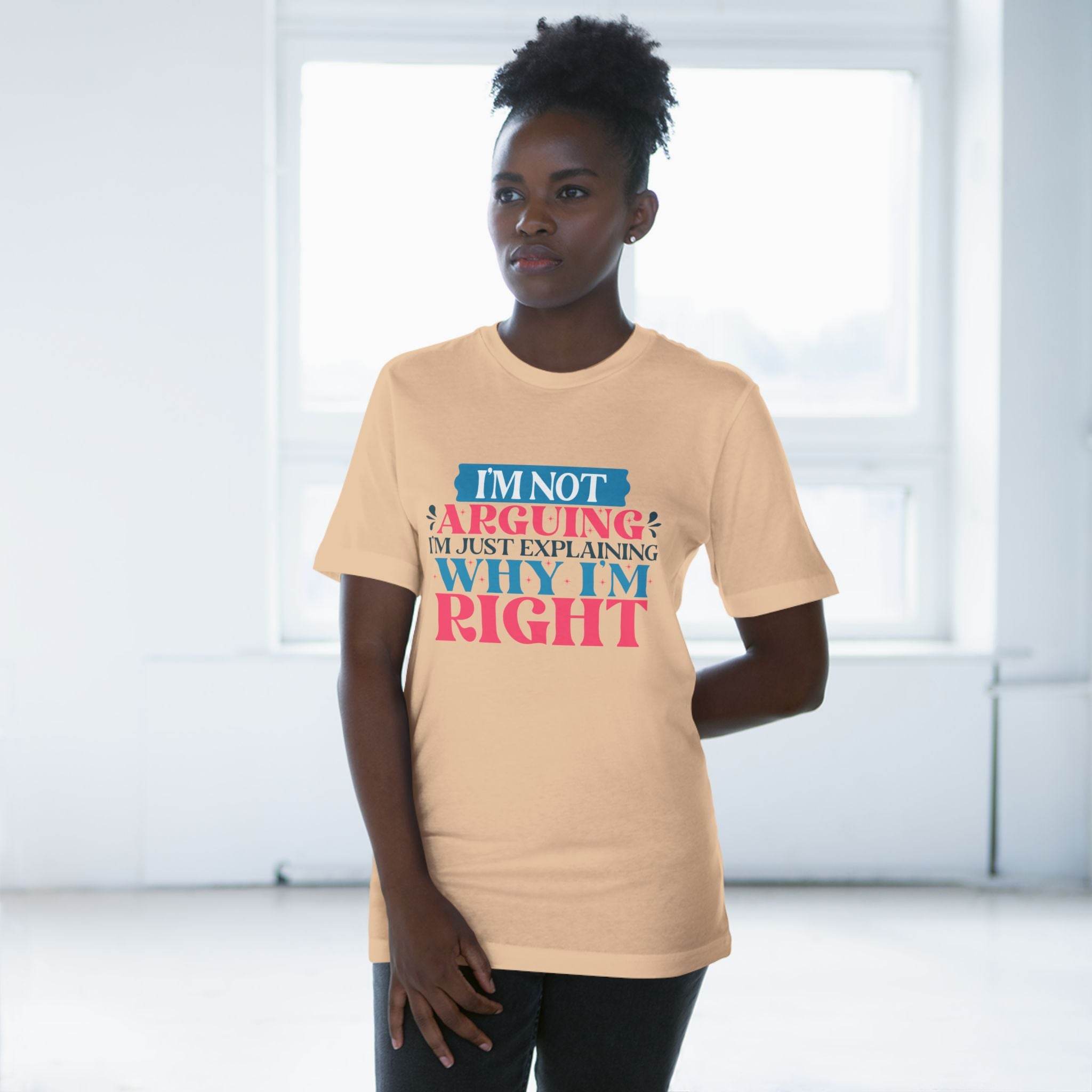 I'm Right Unisex Deluxe T-Shirt - Esmeralda Ecostore