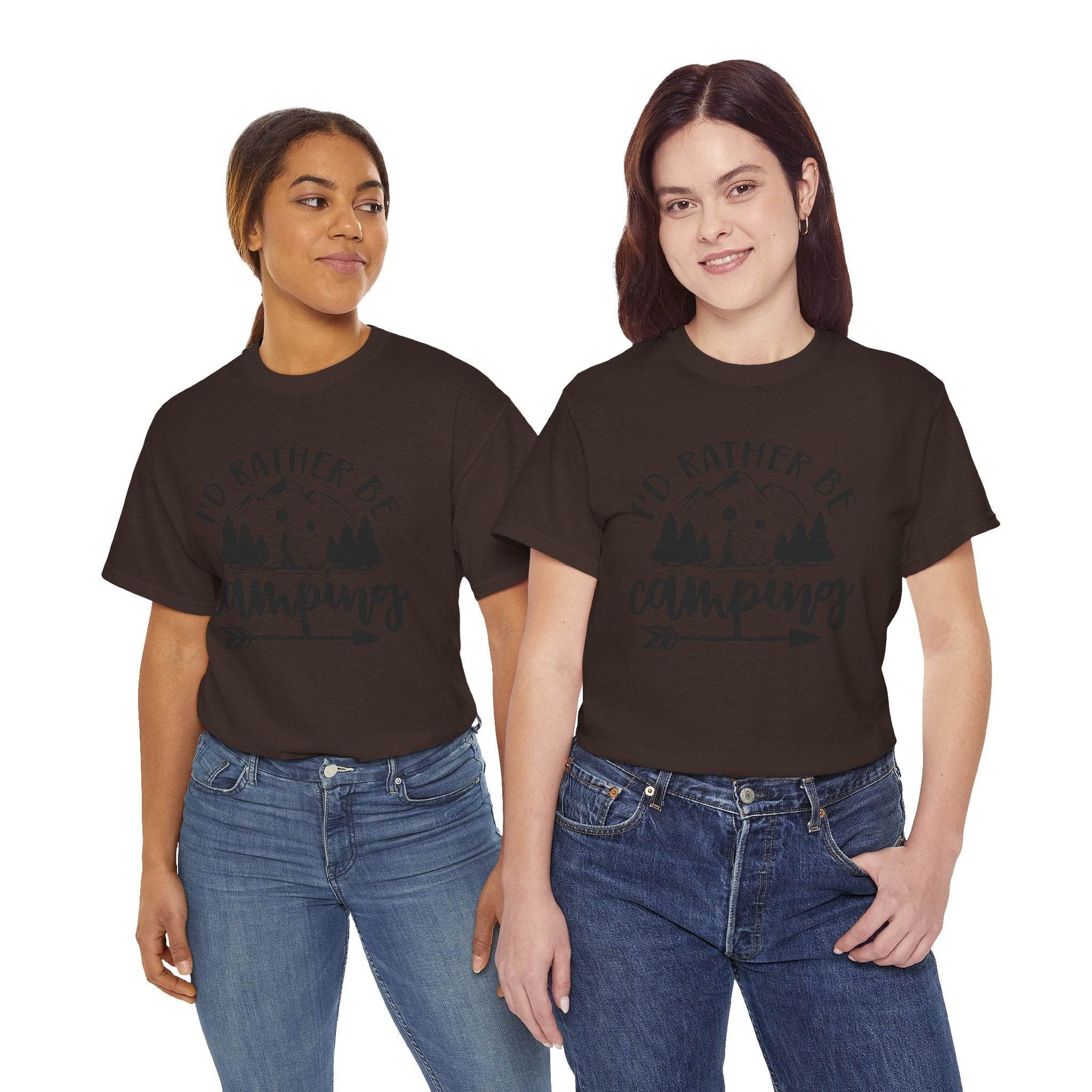 Camping Unisex Heavy Cotton Tee