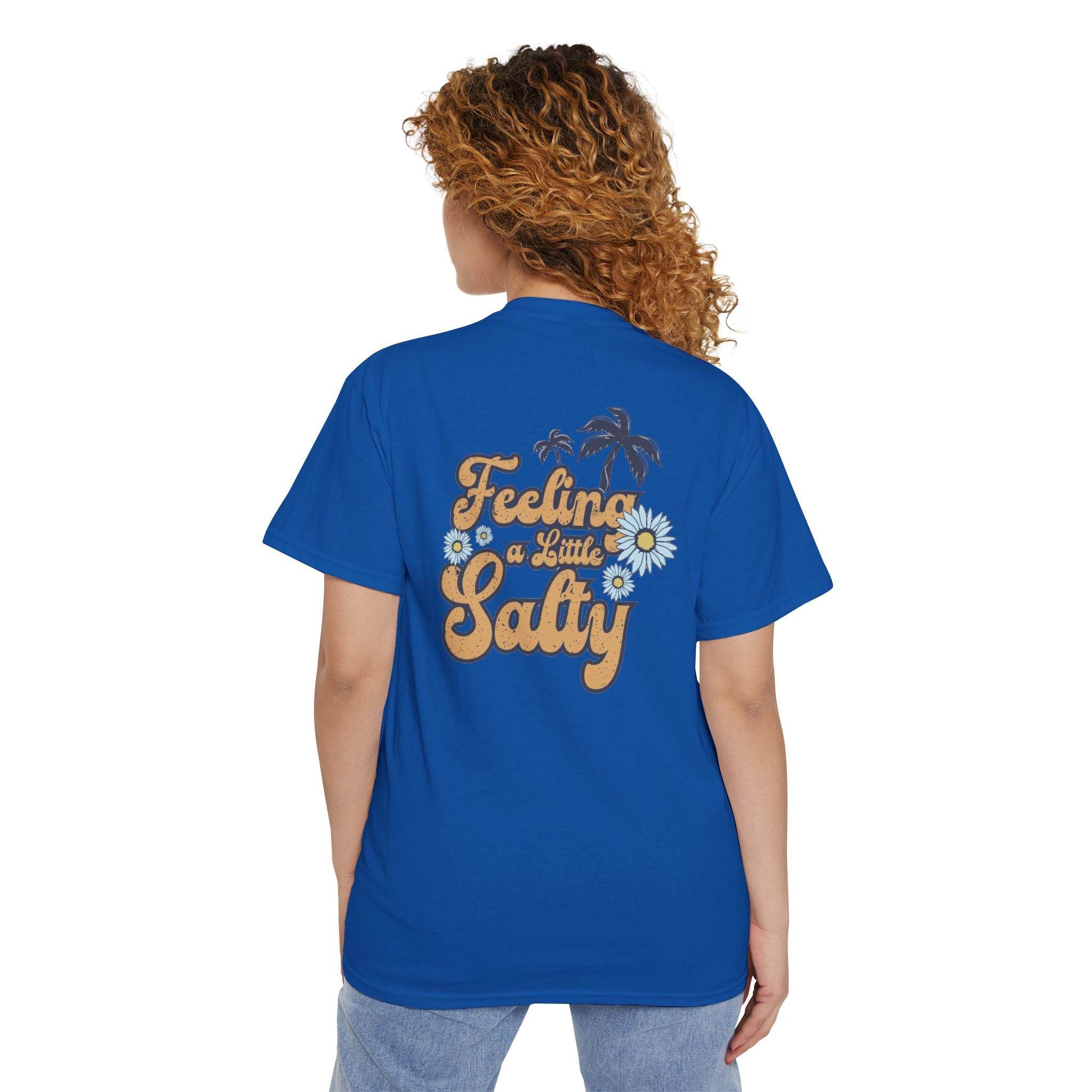 Blue Ocean Unisex Heavy Cotton Pocket Tee - Esmeralda Ecostore