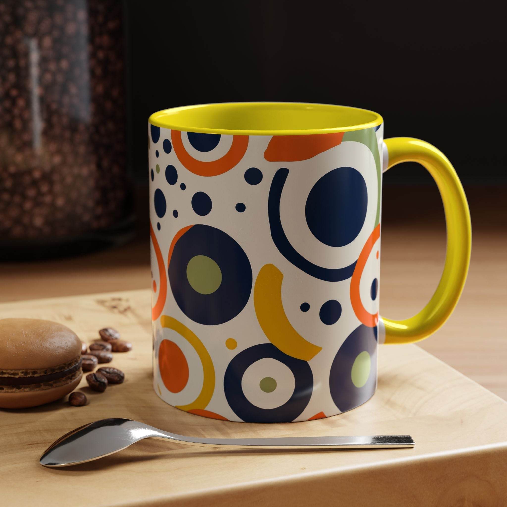 Pop Art Accent Coffee Mug (11oz-15oz) - Esmeralda Ecostore