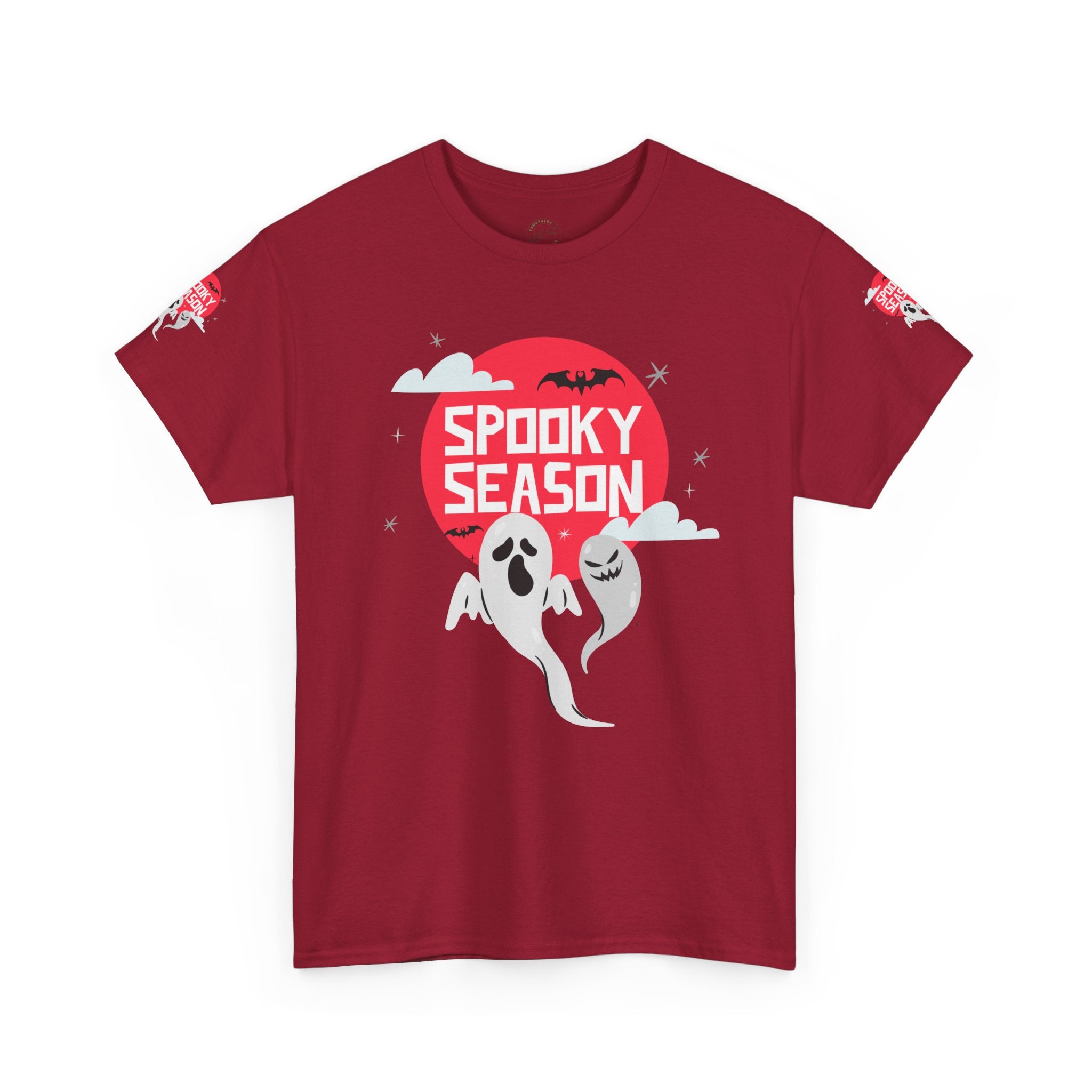 Spooky Season Halloween Eco-Friendly Shirt Unisex Heavy Cotton Tee
