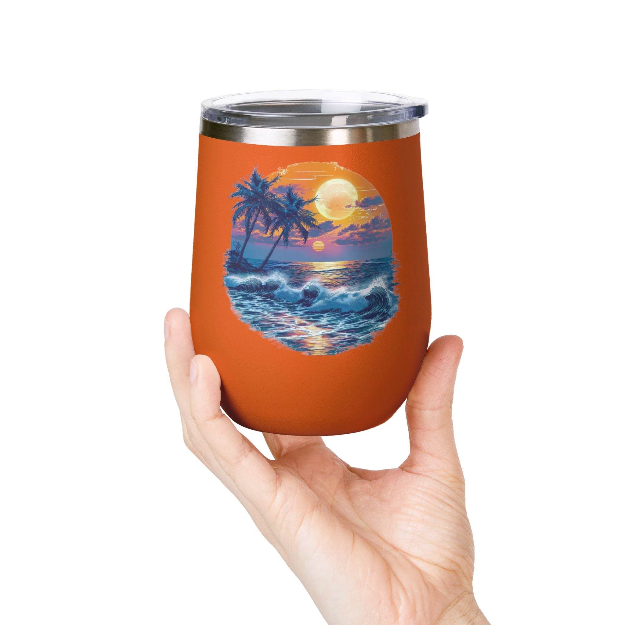 Tropical Sunset Wine Tumbler - Esmeralda Ecostore