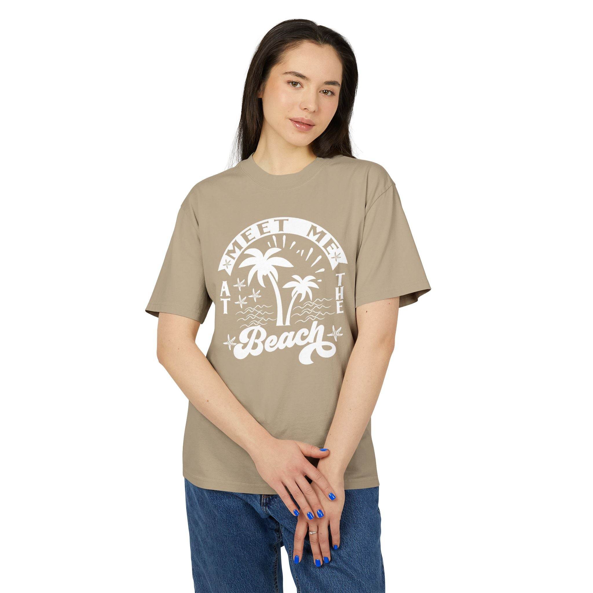 Beach Vibes Unisex Heavy Faded Tee - T-shirts - Esmeralda Ecostore