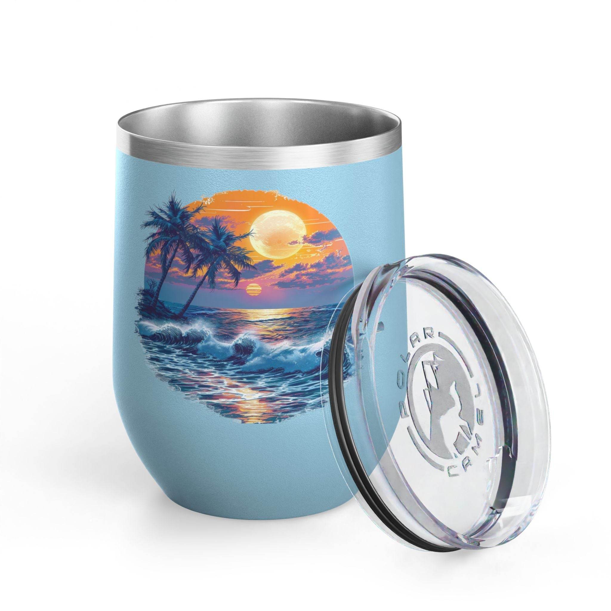 Tropical Sunset Wine Tumbler - Esmeralda Ecostore