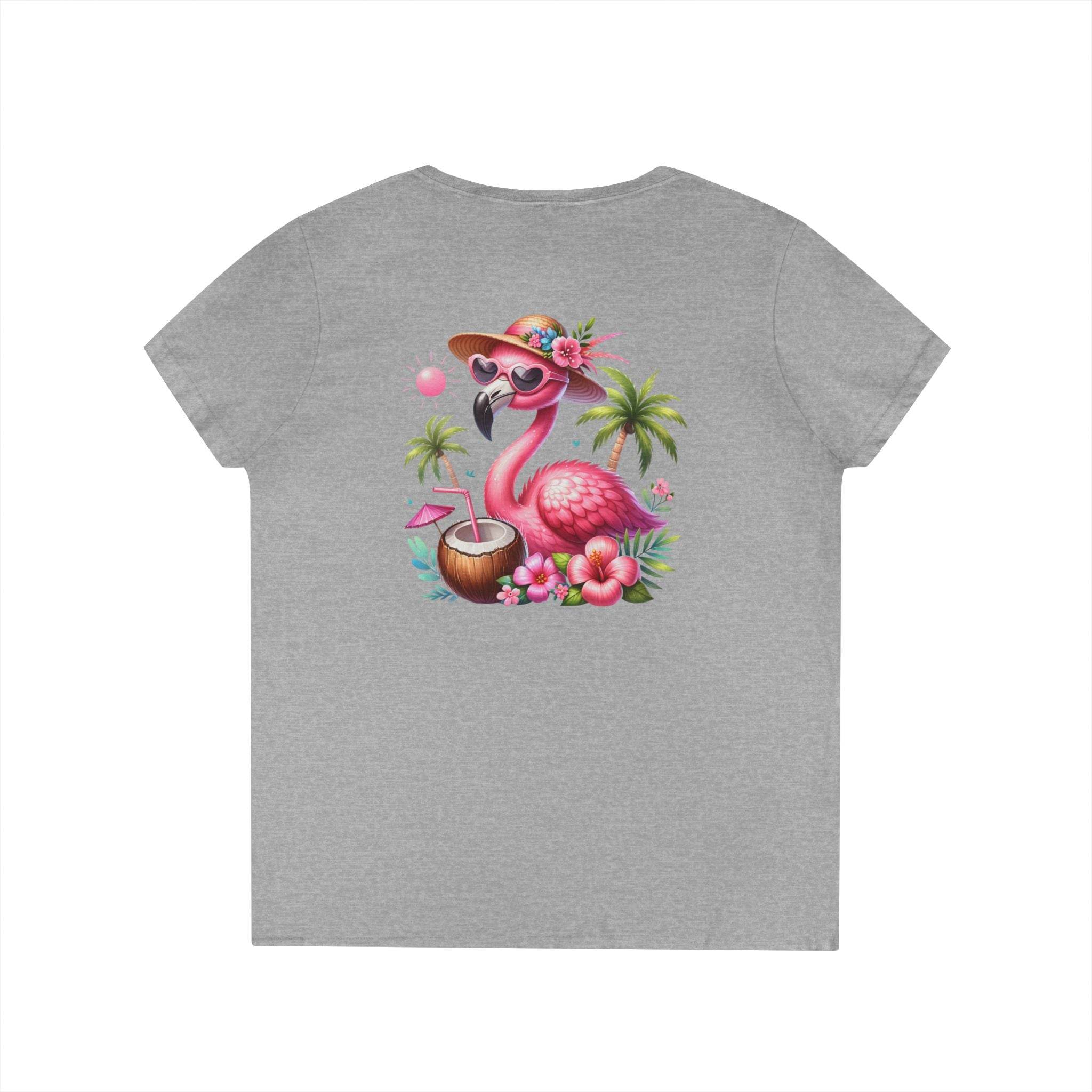 Tropical Chill Ladies's V-Neck T-Shirt - Esmeralda Ecostore