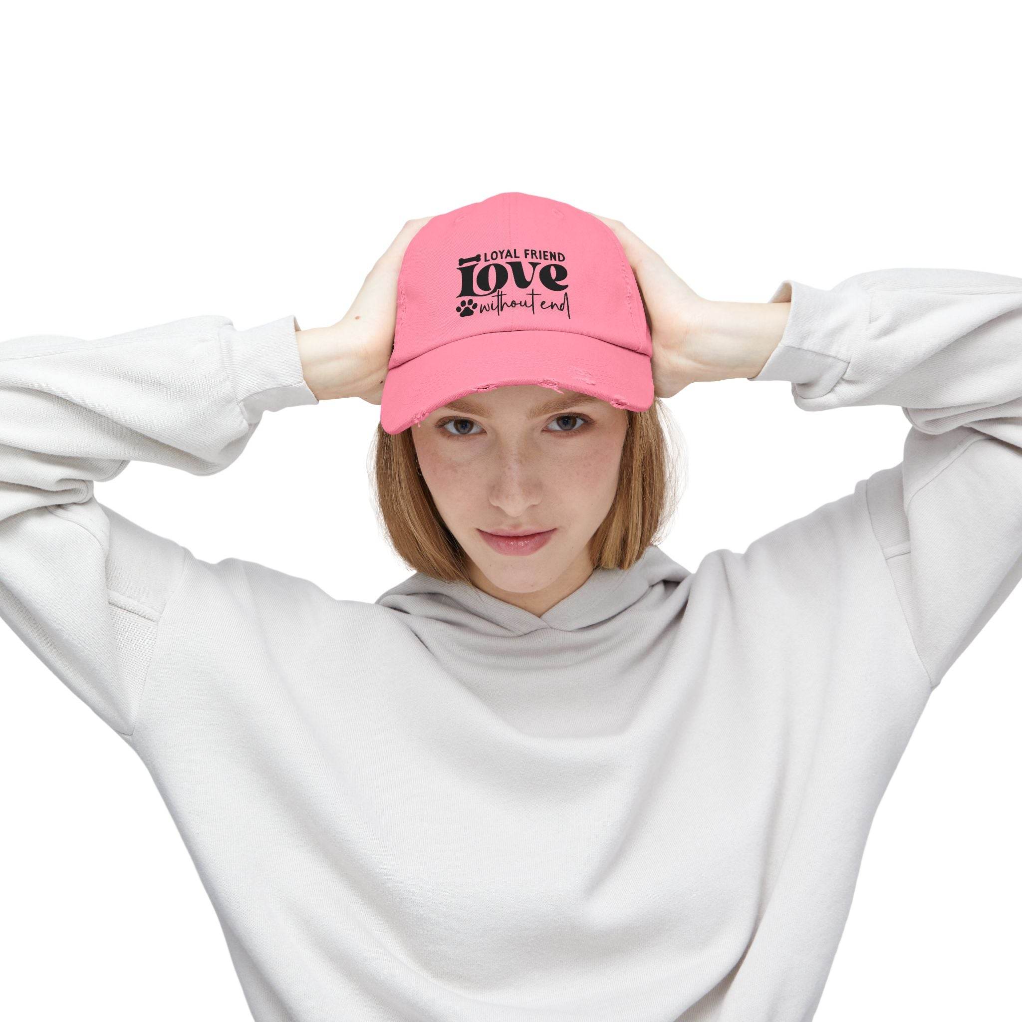 Pet Love Unisex Distressed Cap
