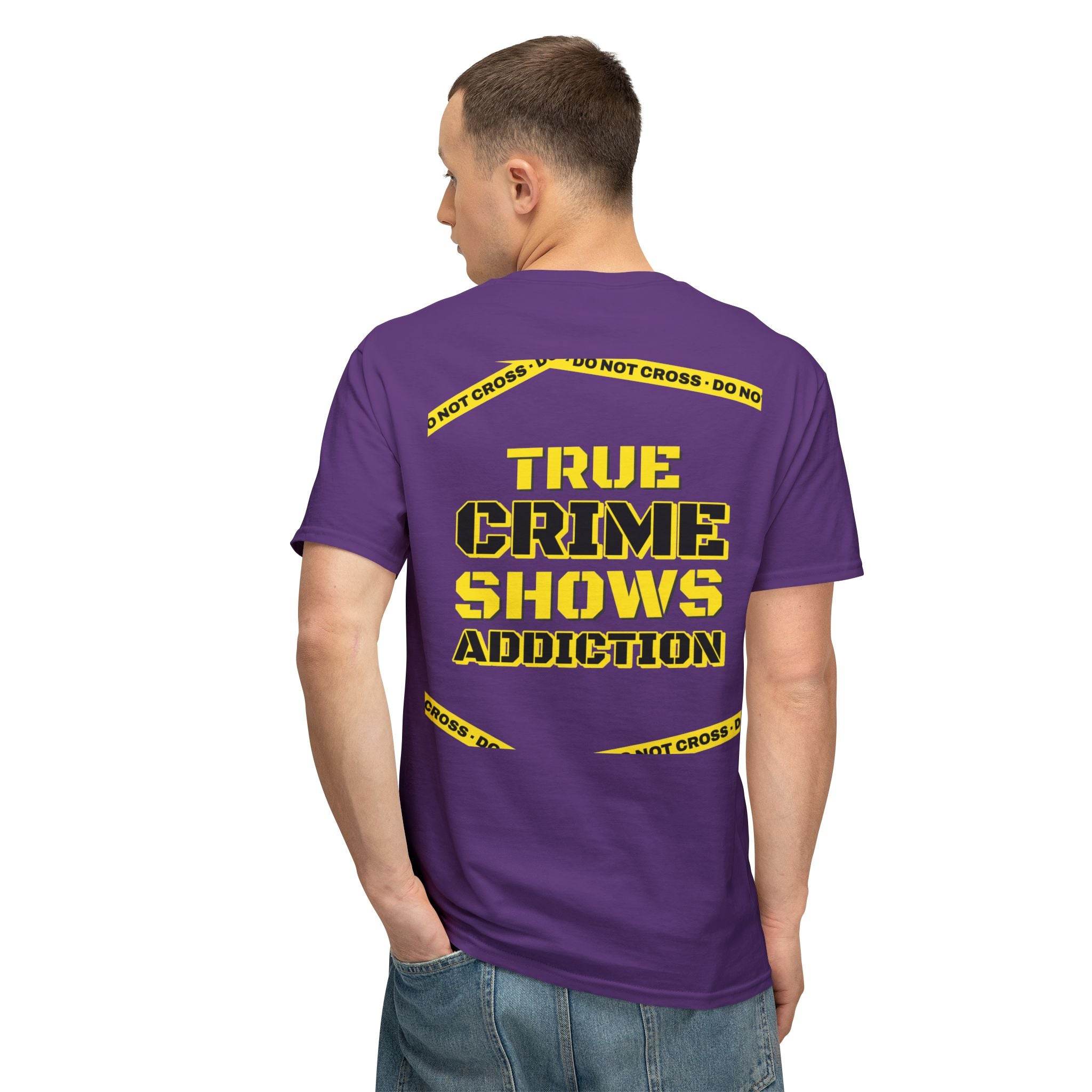 True Crime Shows Addiction Unisex HD Cotton™ T-Shirt - Esmeralda Ecostore