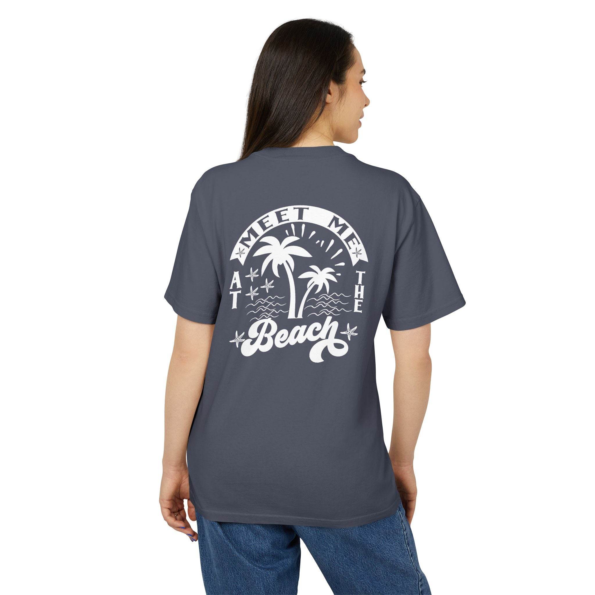 Beach Vibes Unisex Heavy Faded Tee - T-shirts - Esmeralda Ecostore