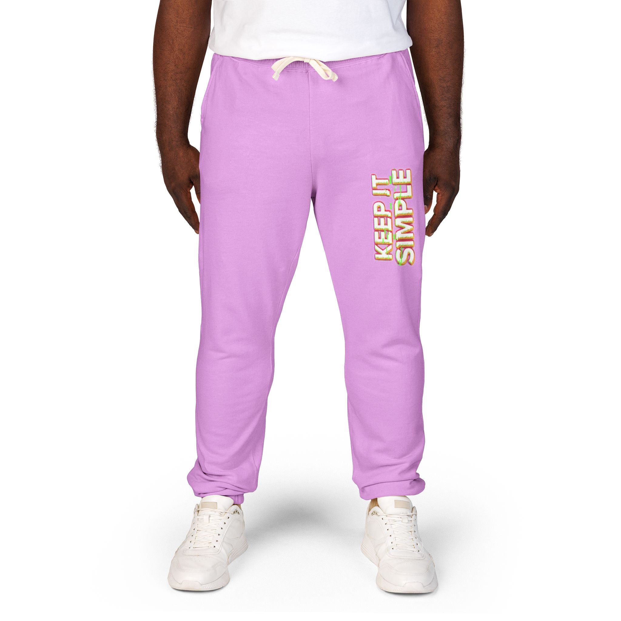 Keep It Simple Eco-Friendly Unisex Garment-Dyed Fleece Sweatpants