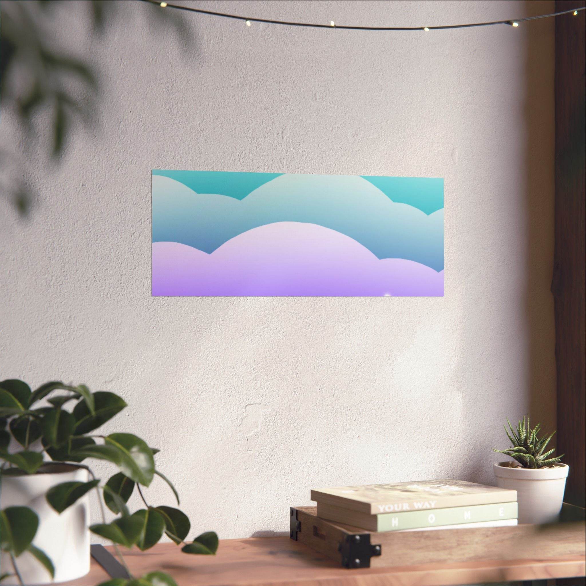 Cloudscape Matte Horizontal Posters - Esmeralda Ecostore